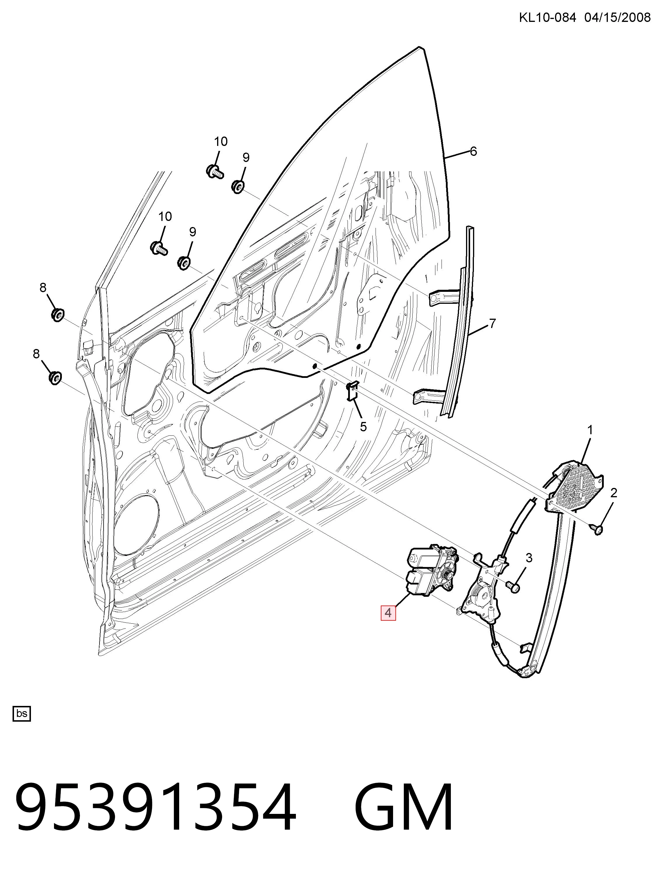 25937973 Opel Мотор склопідйомника водійських дверей