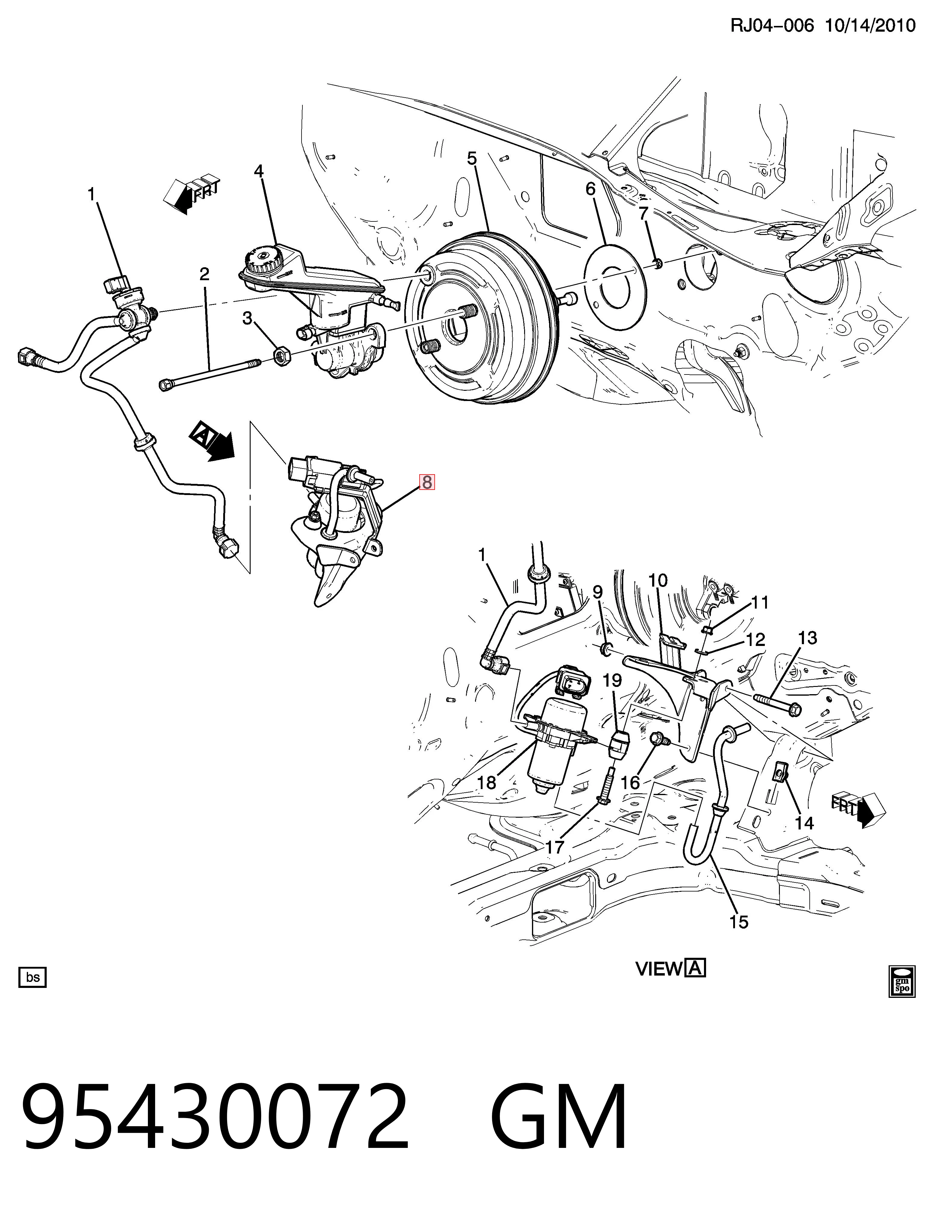 95430072 General Motors Насос вакуумний