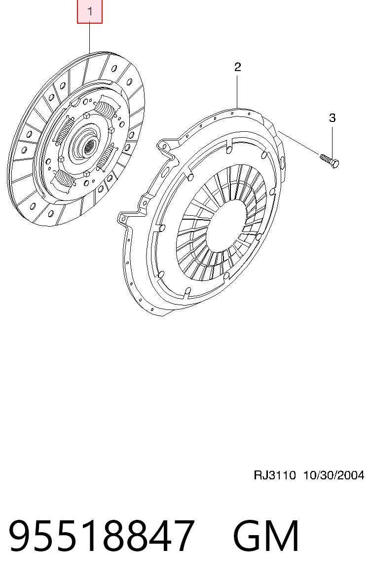  Зчеплення Chevrolet Captiva 1