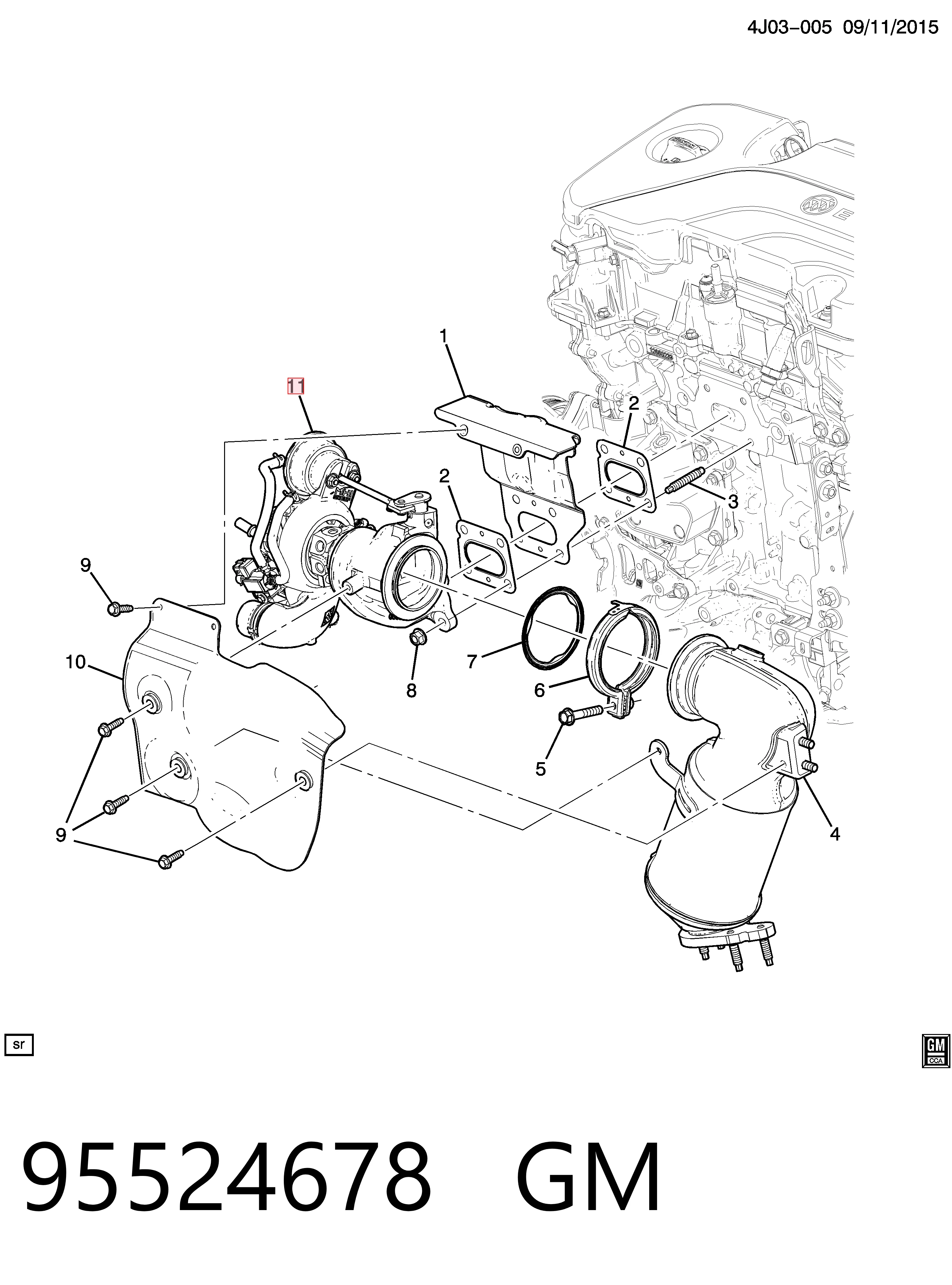 Турбіна 12685682 Peugeot/Citroen
