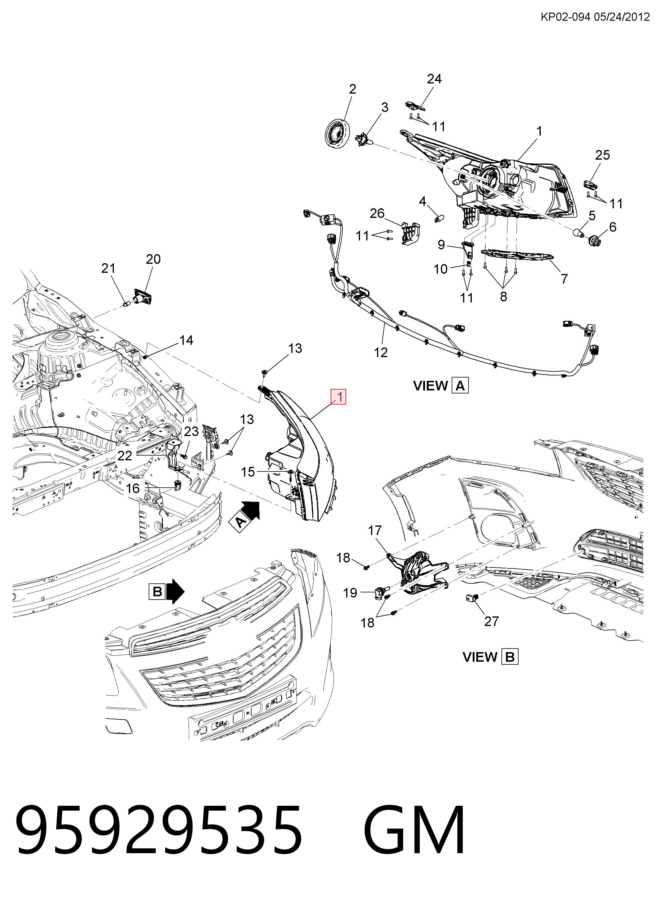 Фари Opel 42371137 ціна, від 191.44 USD