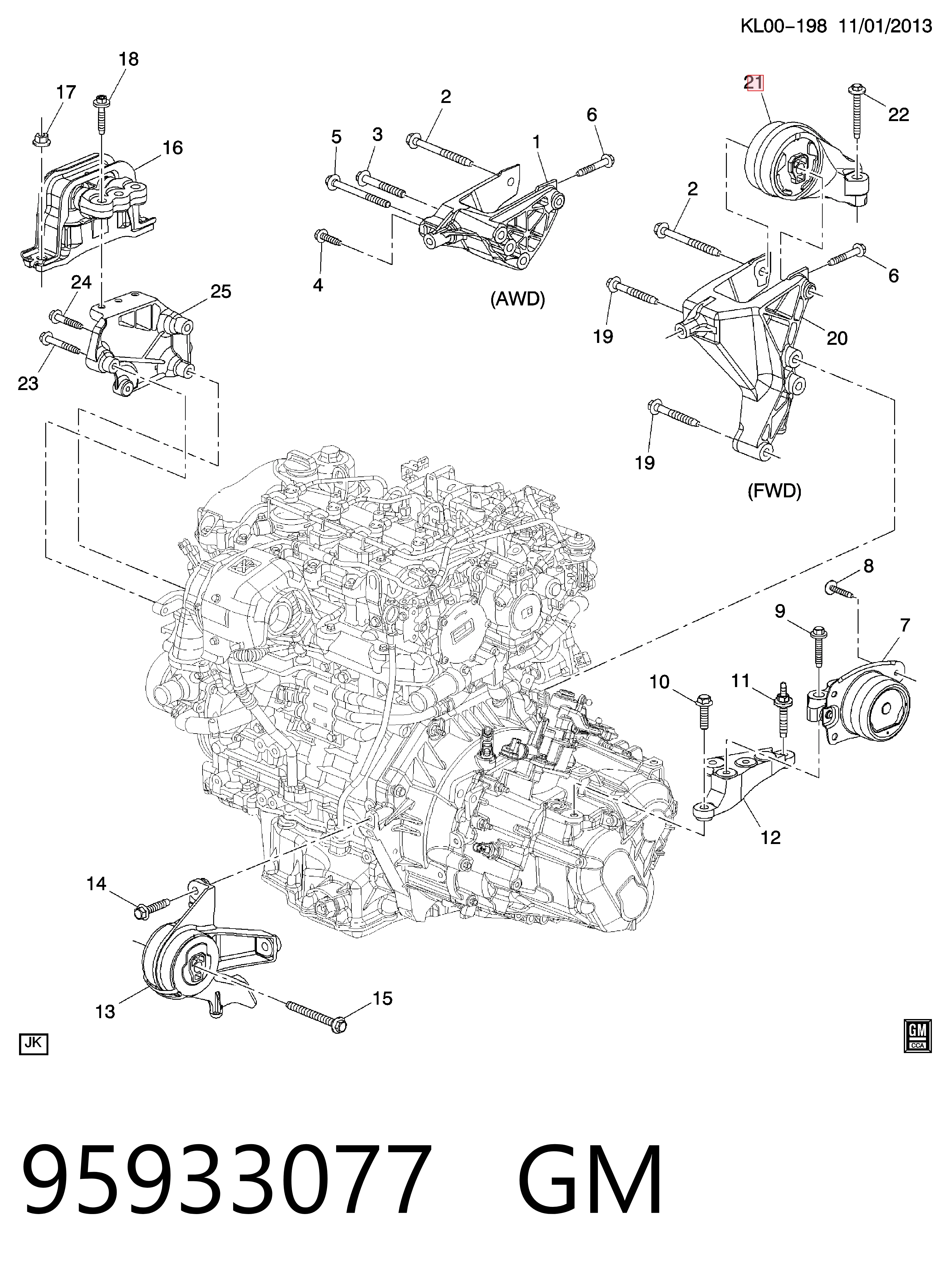 94543717 Opel 