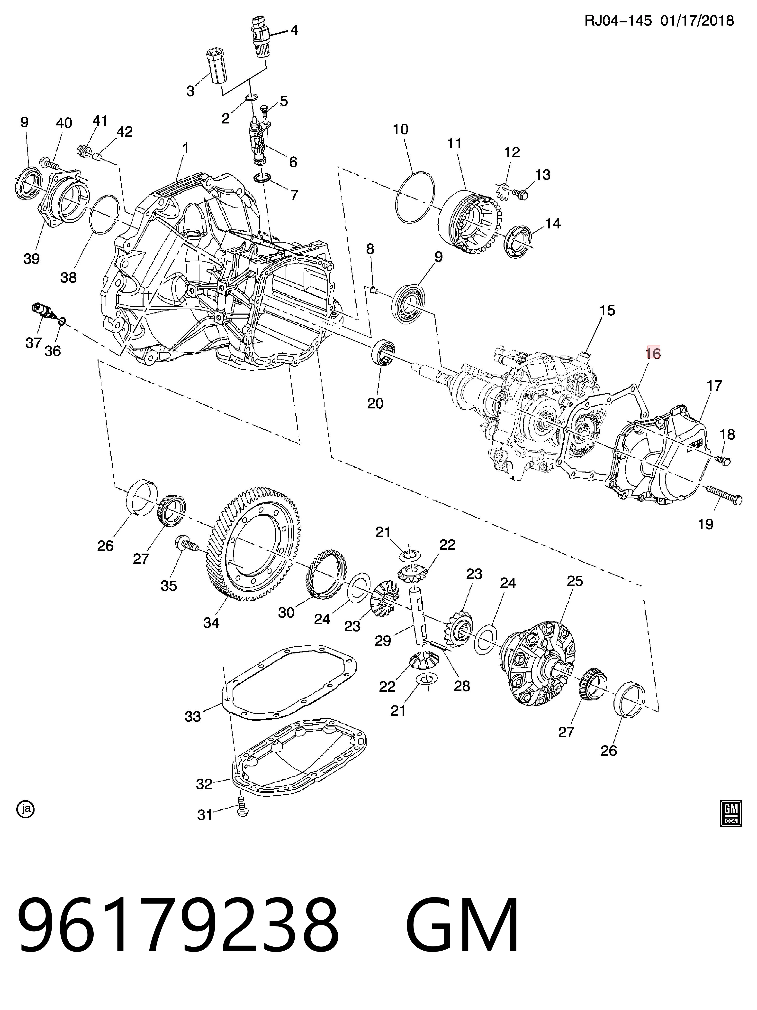 Купити 25203065 Peugeot/Citroen Прокладка кришки коробки передач