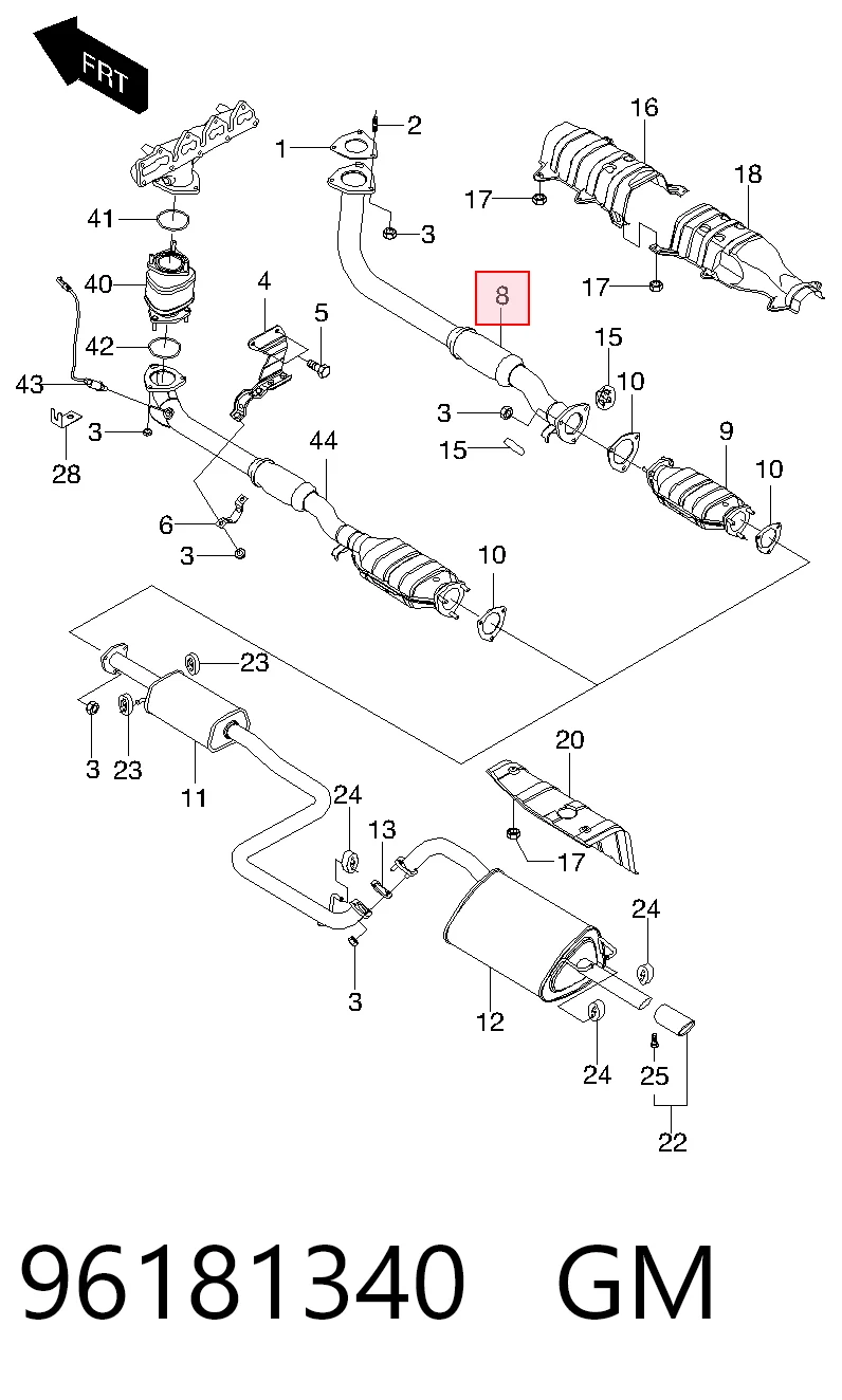 FP1130G11 Polmostrow Штани глушника передні