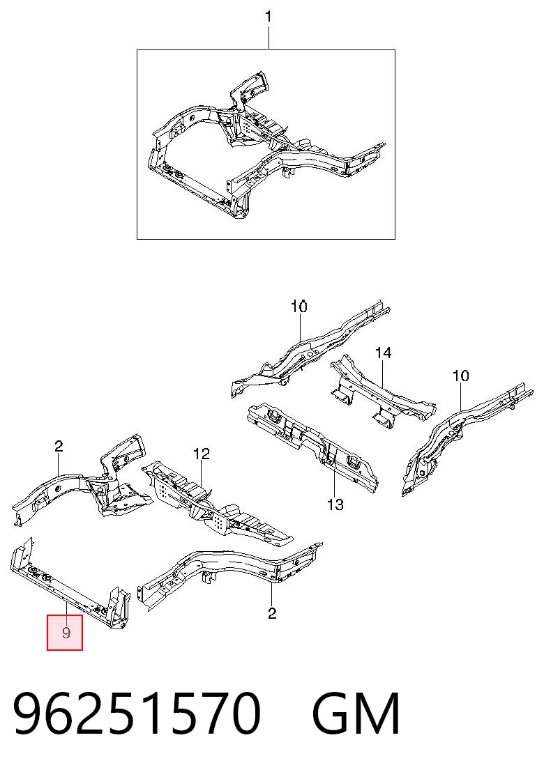Рамка радіатора нижня Polcar 291234 ціна, від 27.85 USD