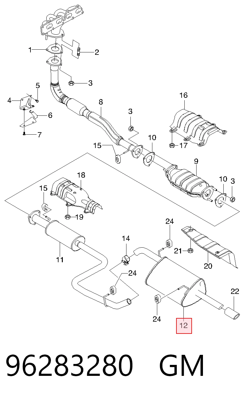 Купити FP1141G34 Polmostrow Вихлоп