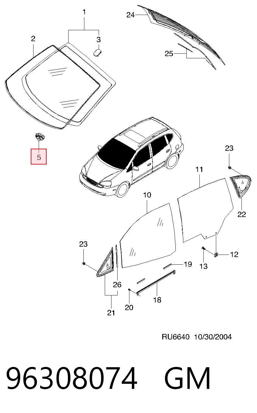 96308074 General Motors