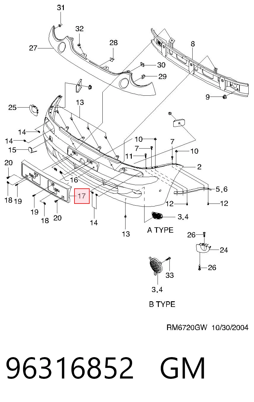 96316852 General Motors
