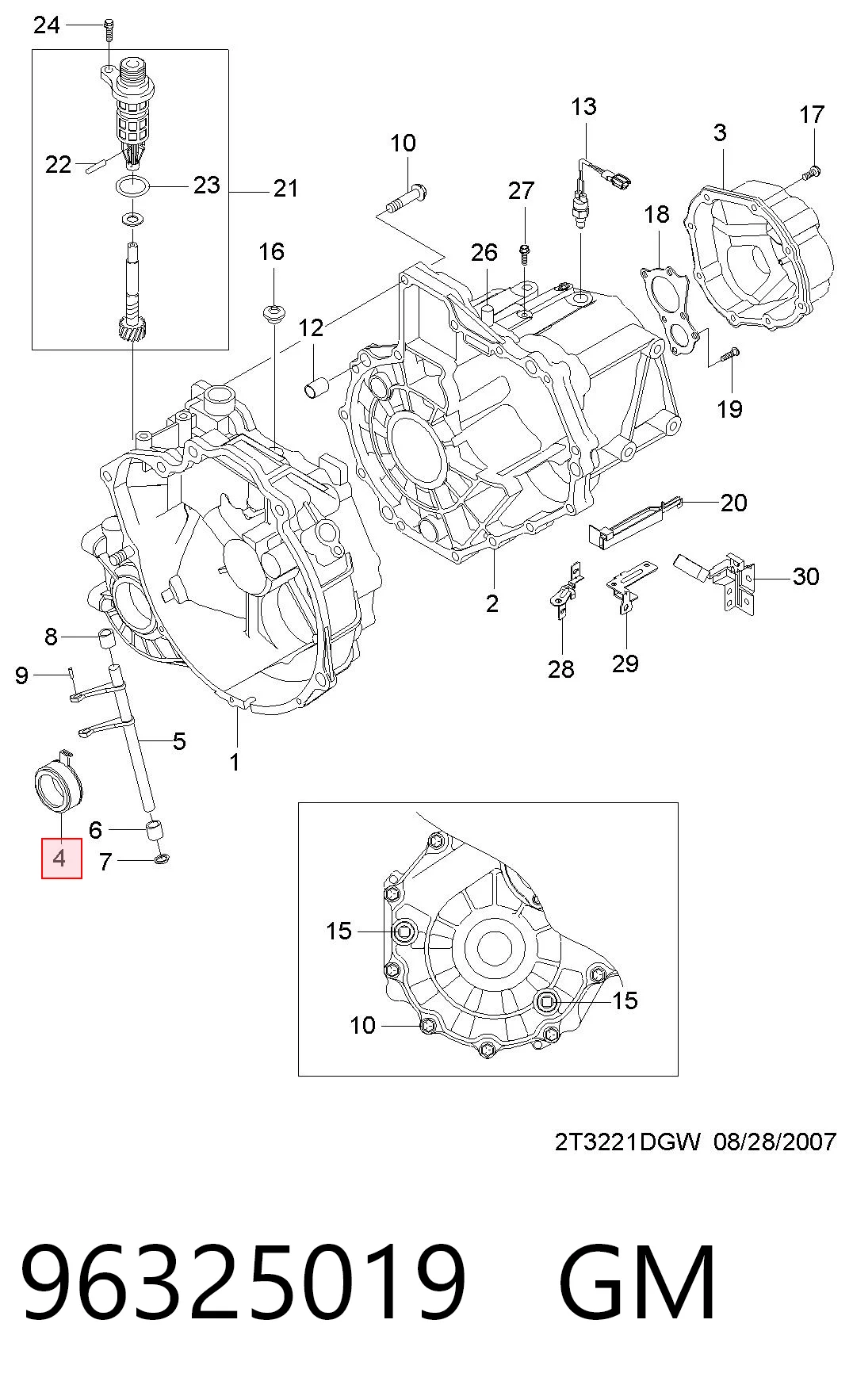 Вижимний підшипник Daejin DJ3430229 ціна, від 14.25 USD