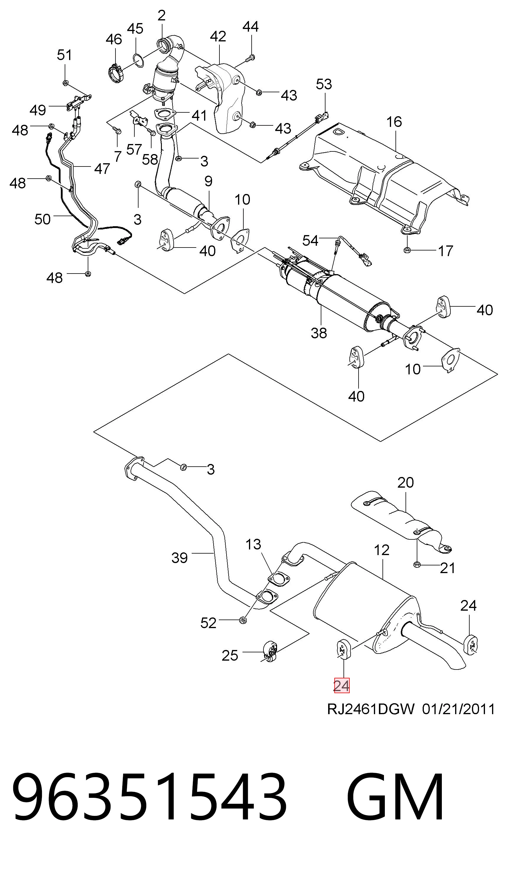 MB906124 Chrysler Кронштейн кріплення глушника
