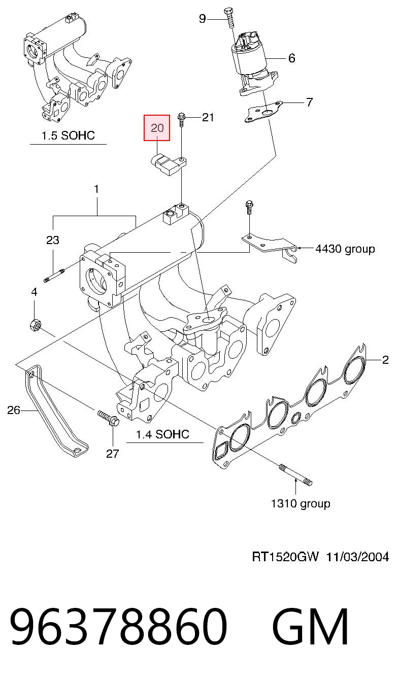 KG0900043 KAP Датчик наддува