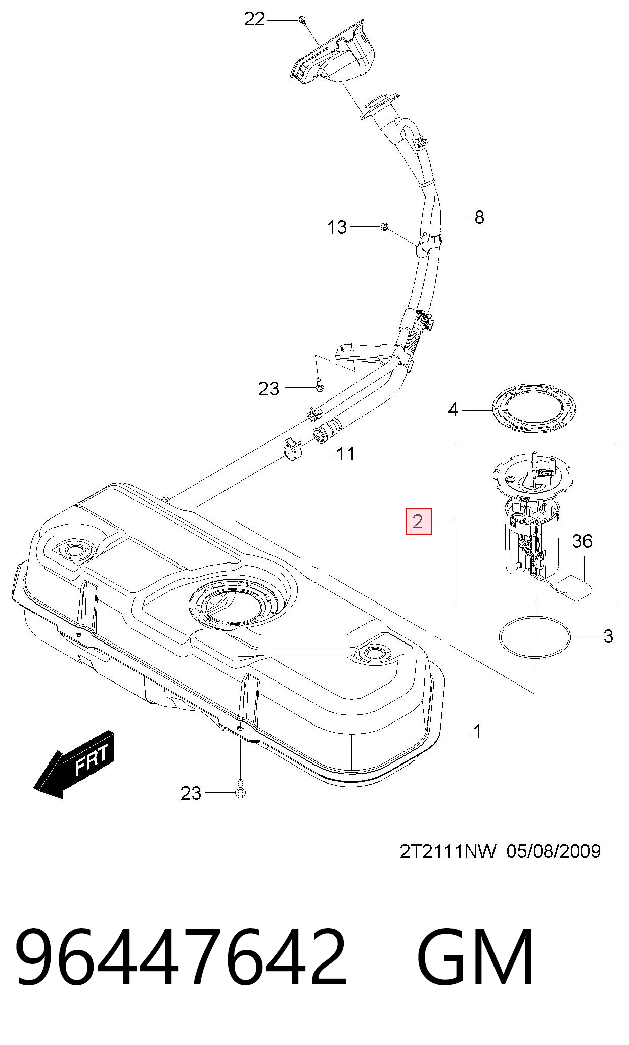 Бензонасос 313011313278 Magneti Marelli