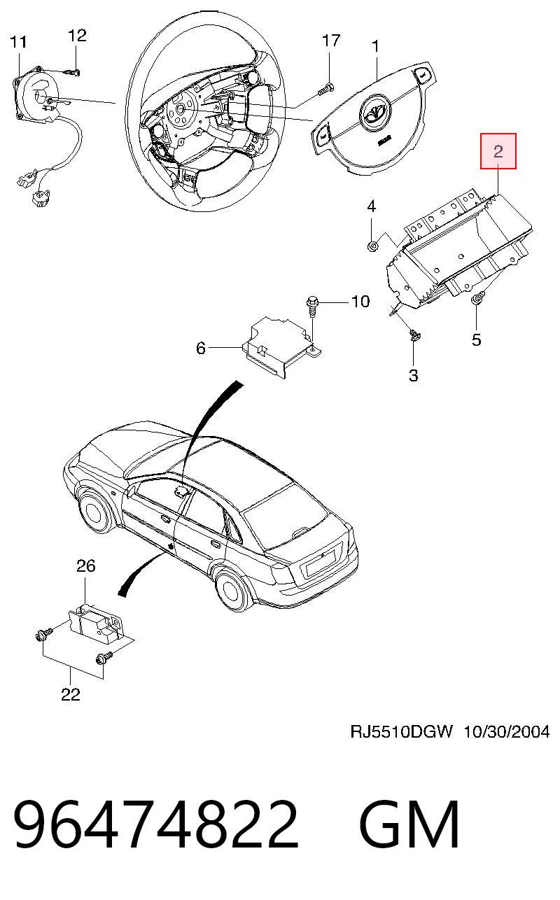 96474822 General Motors