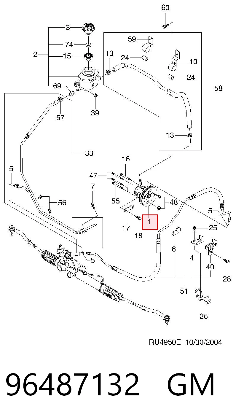 Купити JPR802 TRW Насос гідравліки
