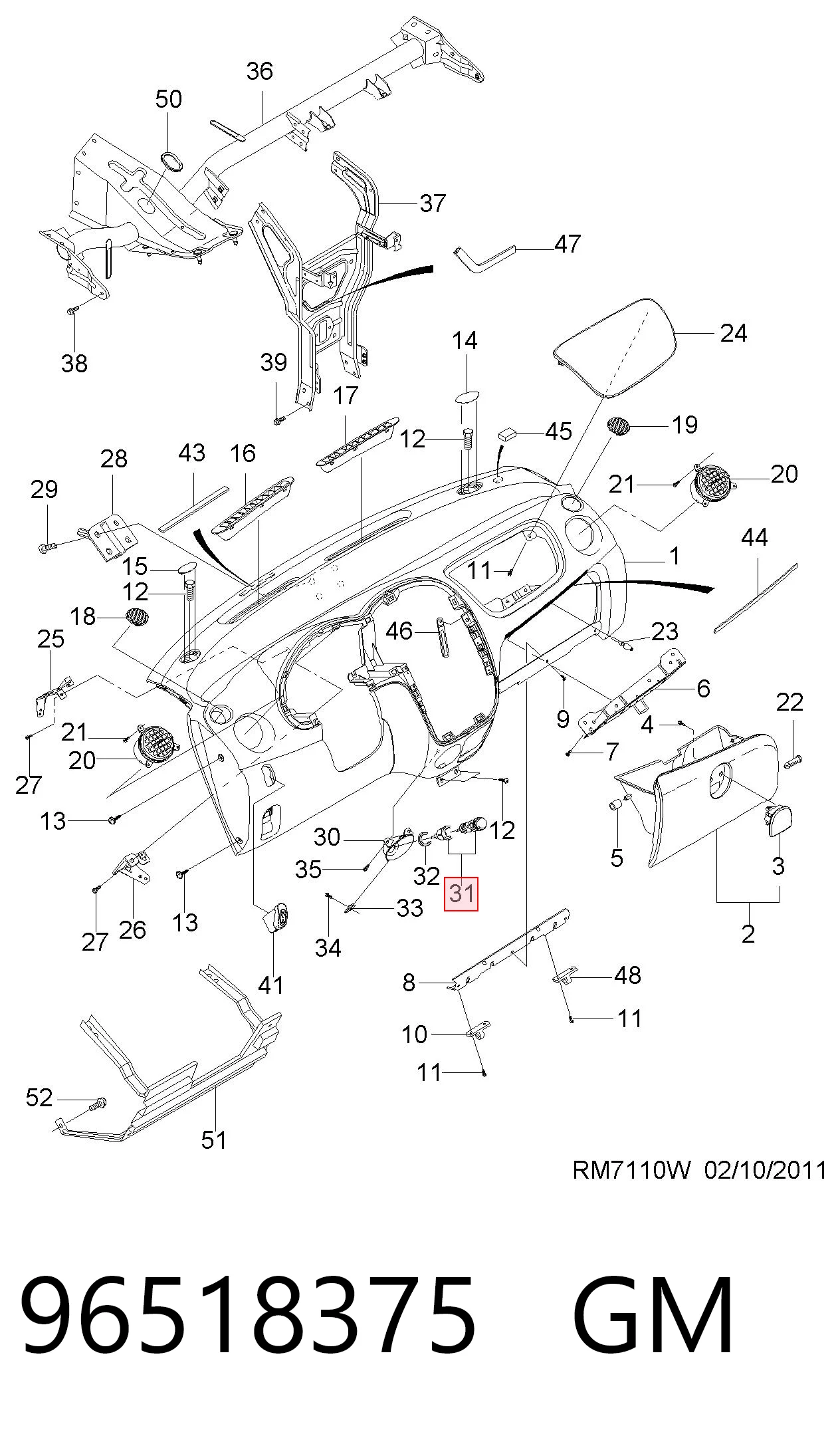 Купити Прикурювач Daewoo Nubira I J10, J15