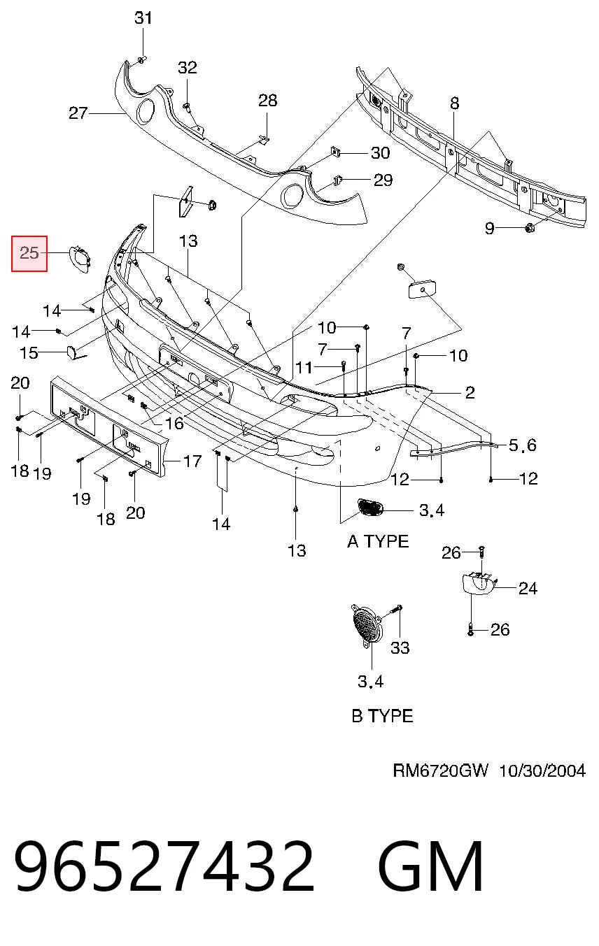 96527432 General Motors
