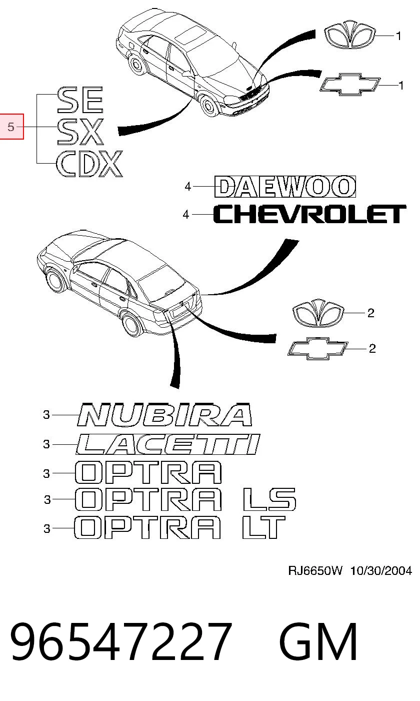96547227 General Motors