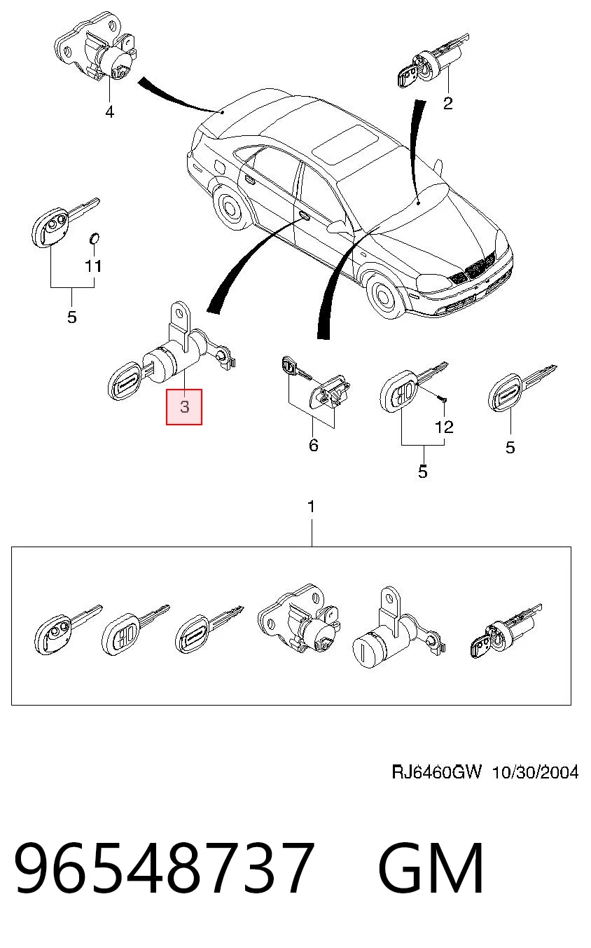 96548737 General Motors