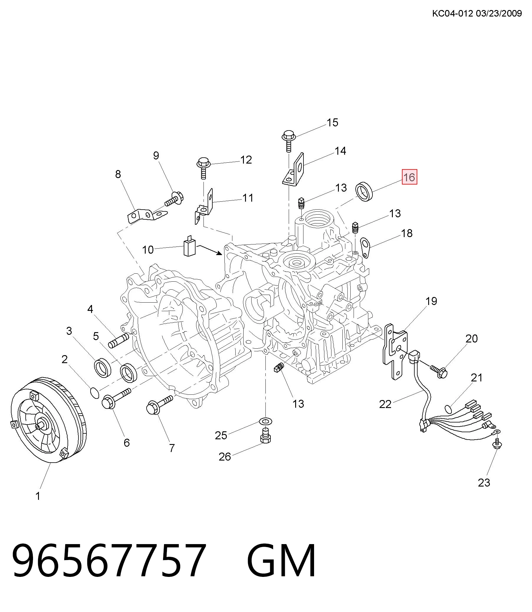 Сальник редуктора переднього моста Peugeot/Citroen 96567757 ціна, від 4.92 USD
