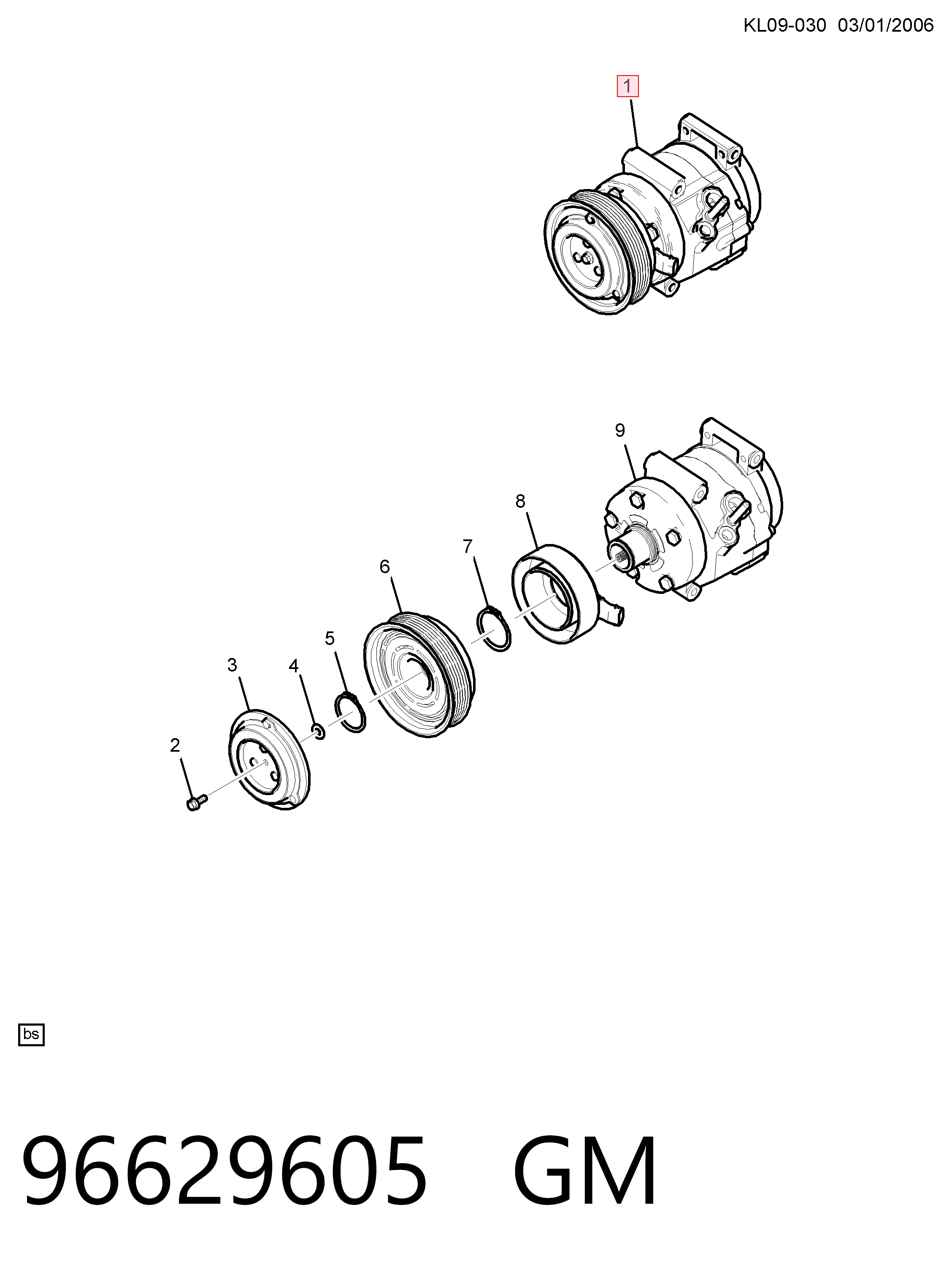 Купити 4813543 Renault (RVI) Компресор кліматичної установки