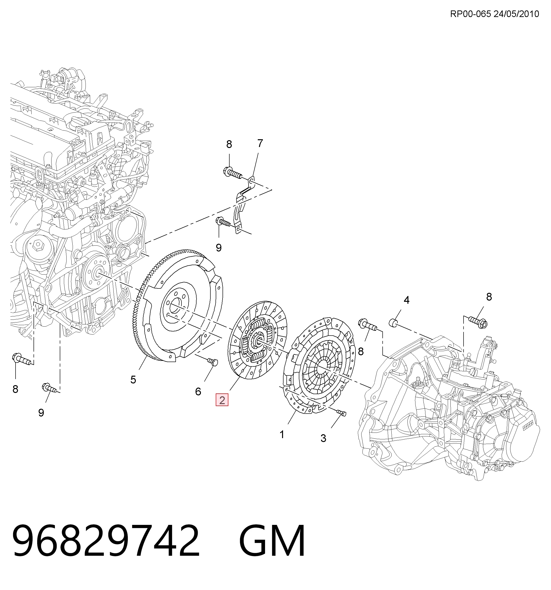 Купити Диск зчеплення Chevrolet Tacuma  KLAU