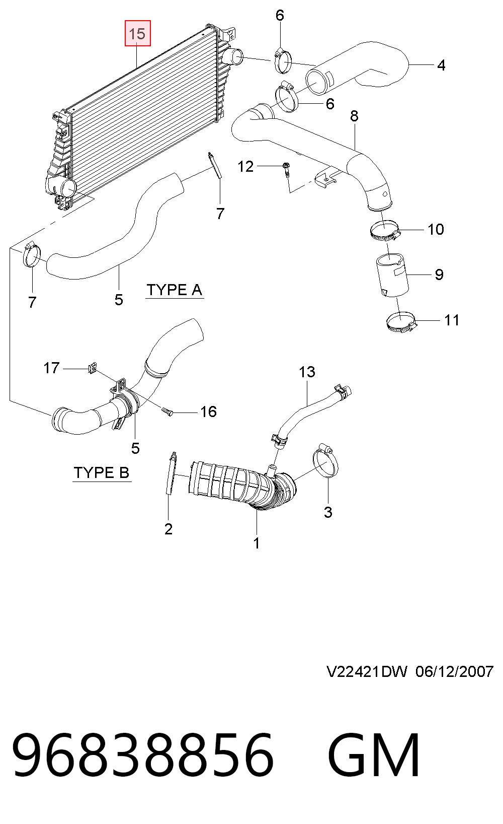Купити Інтеркулер Chevrolet Epica II V250