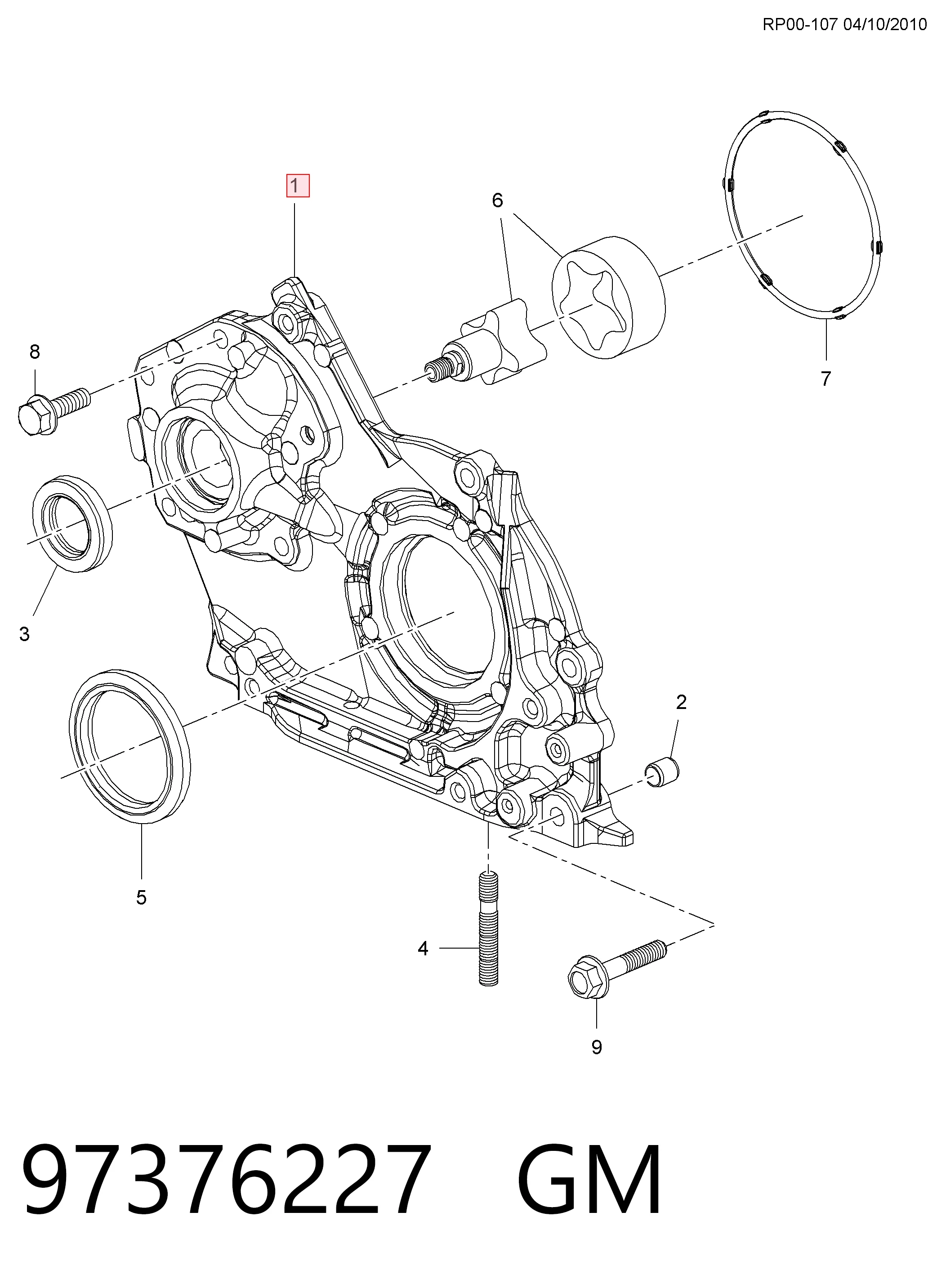 Помпа масляна Magneti Marelli OP0147 ціна, від 86.82 USD