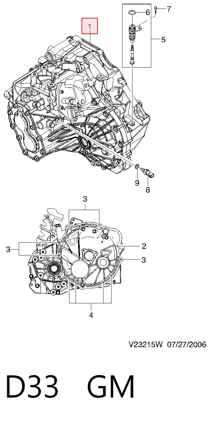 D33 General Motors МКПП