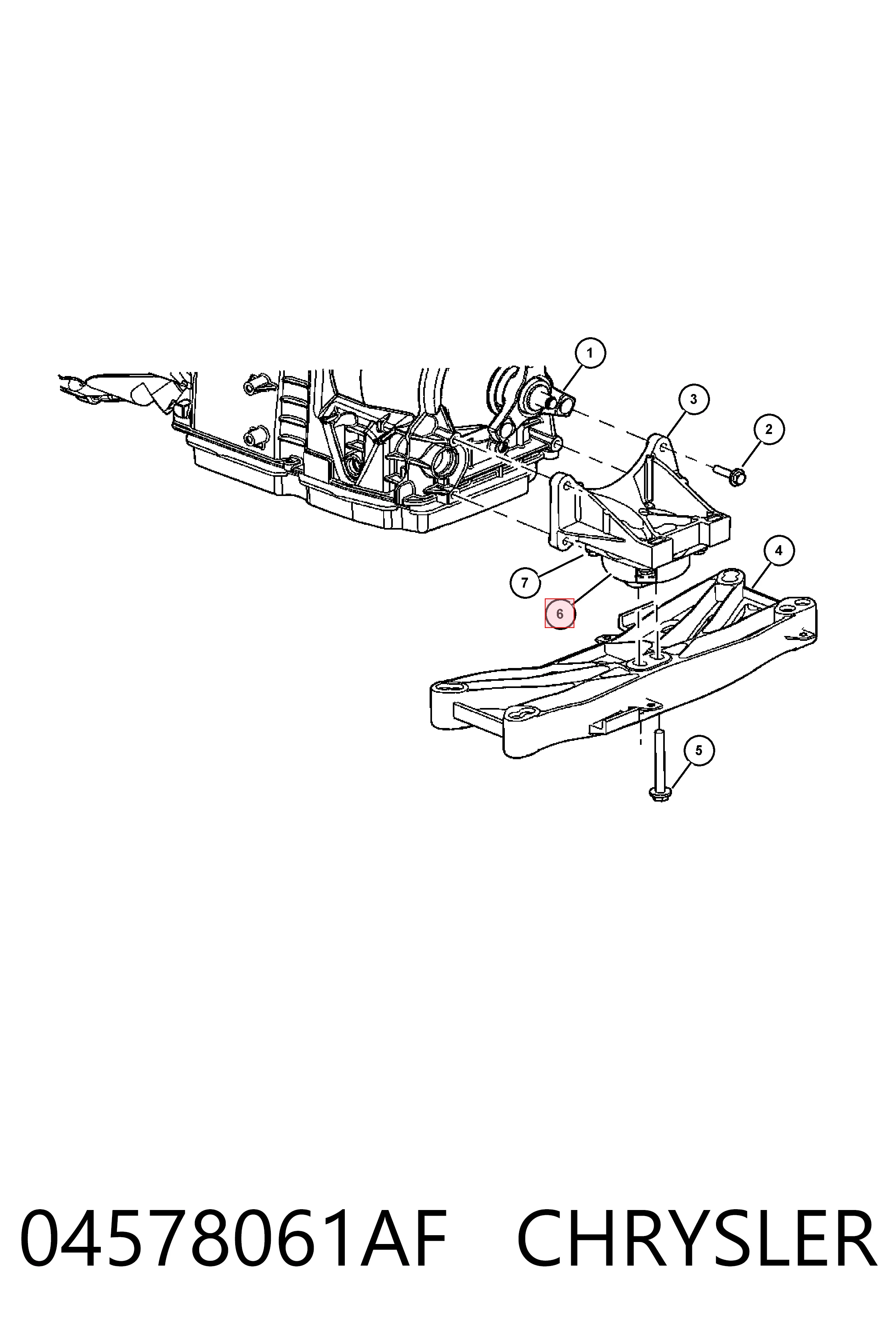 Купити K04578061AF Fiat/Alfa/Lancia 