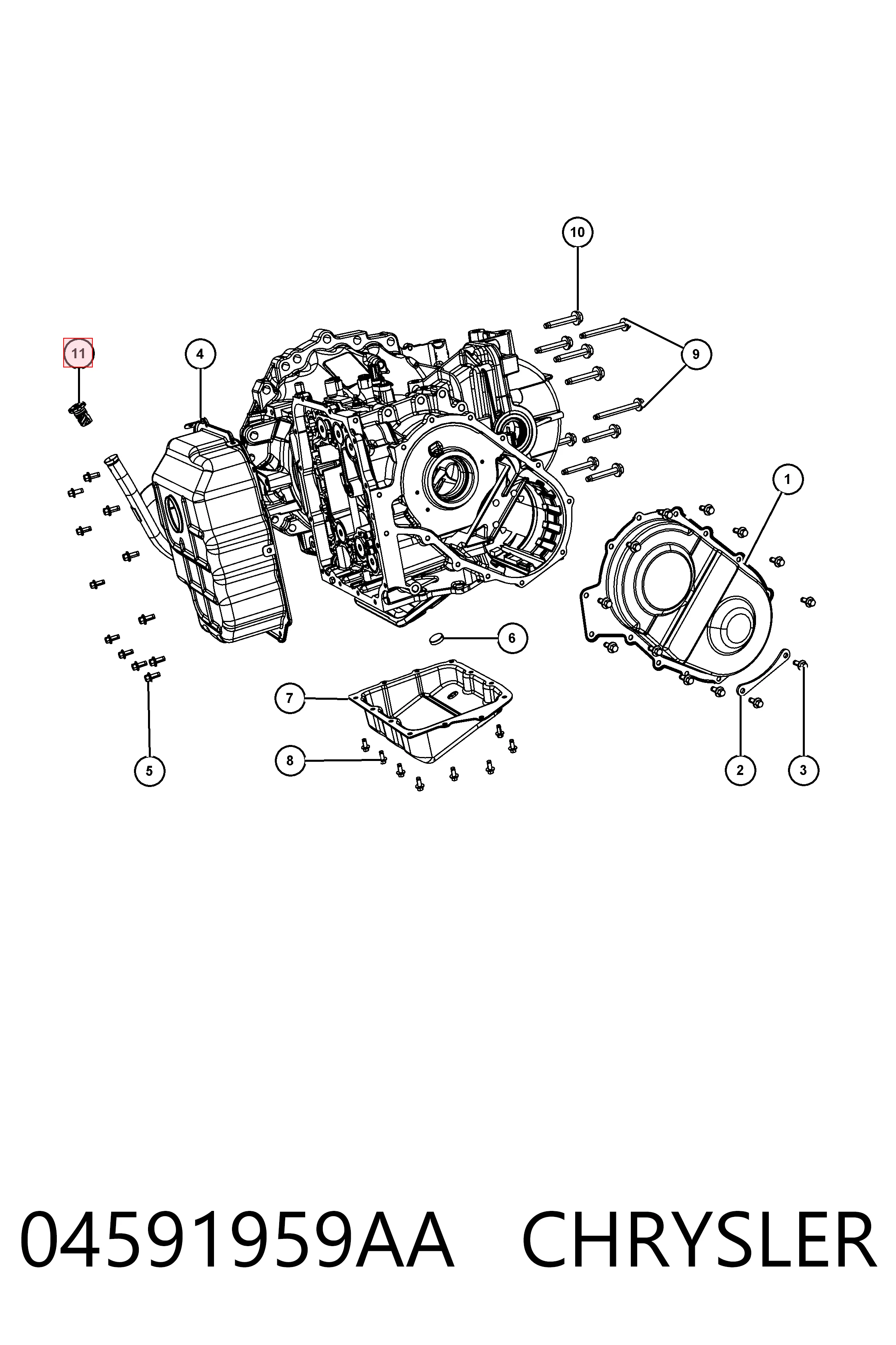 04591959AA Chrysler 
