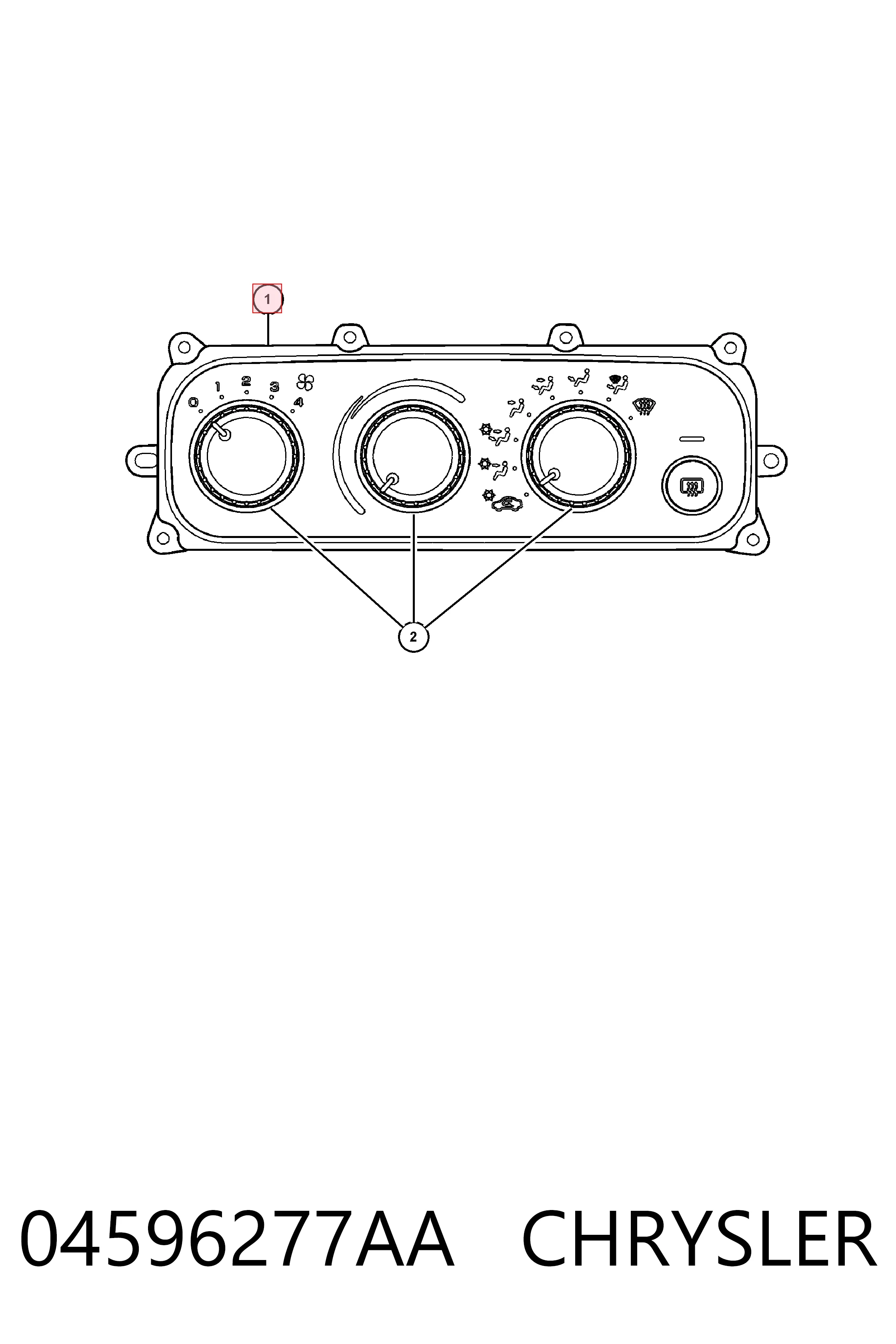 04596277AA Chrysler 