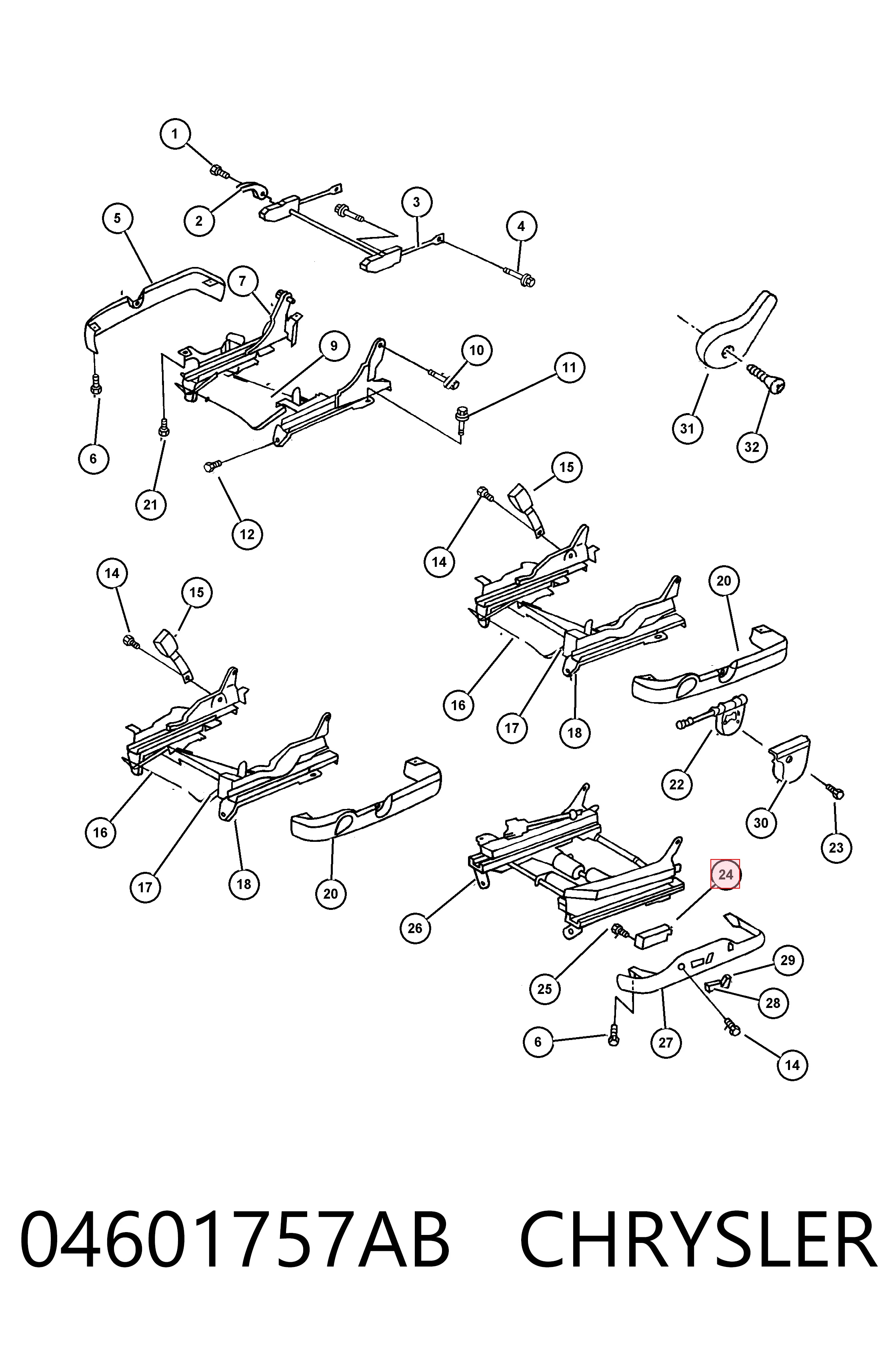 K04601757AB Fiat/Alfa/Lancia 