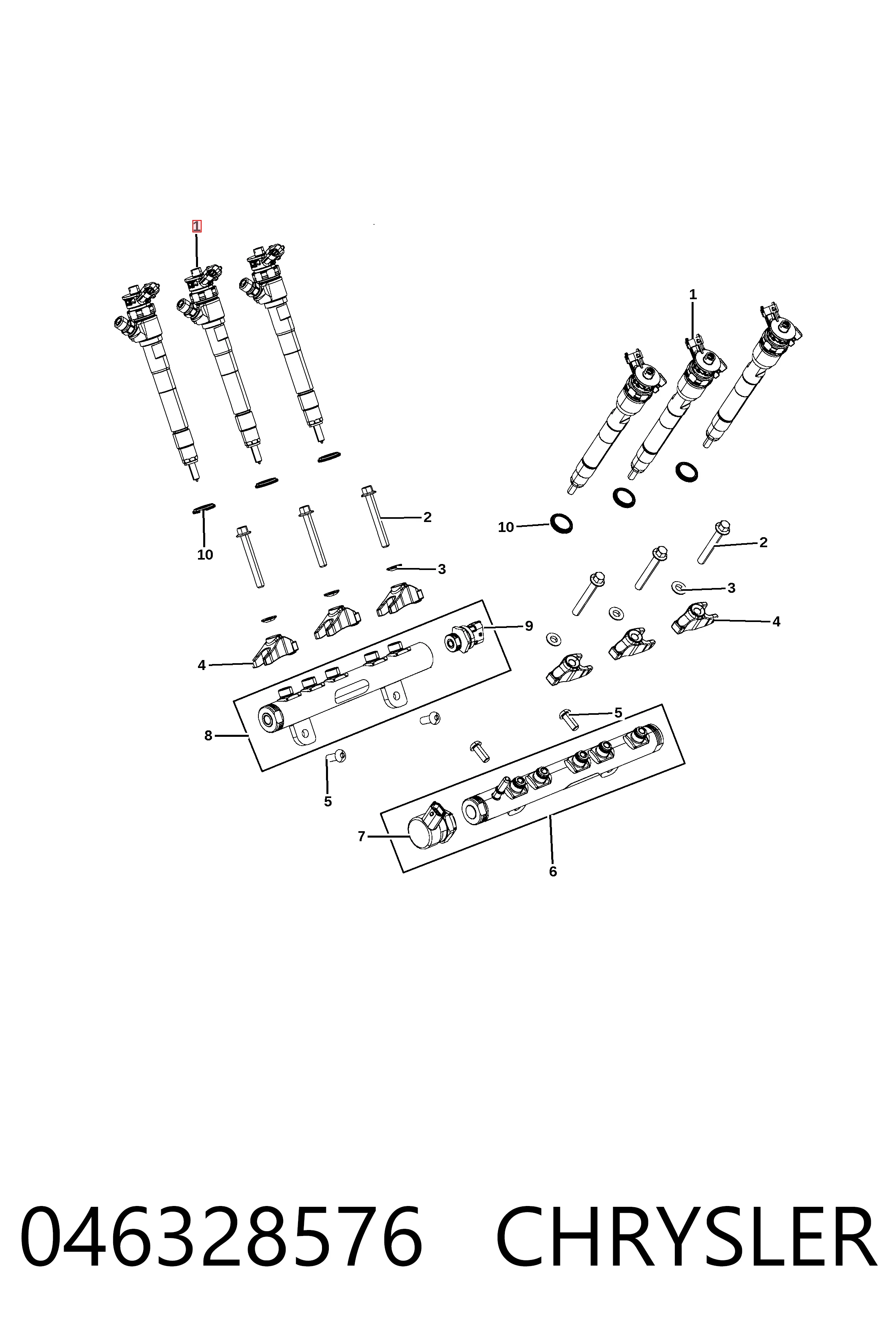 Форсунка паливна Bosch 445110430 ціна, від 164.88 USD