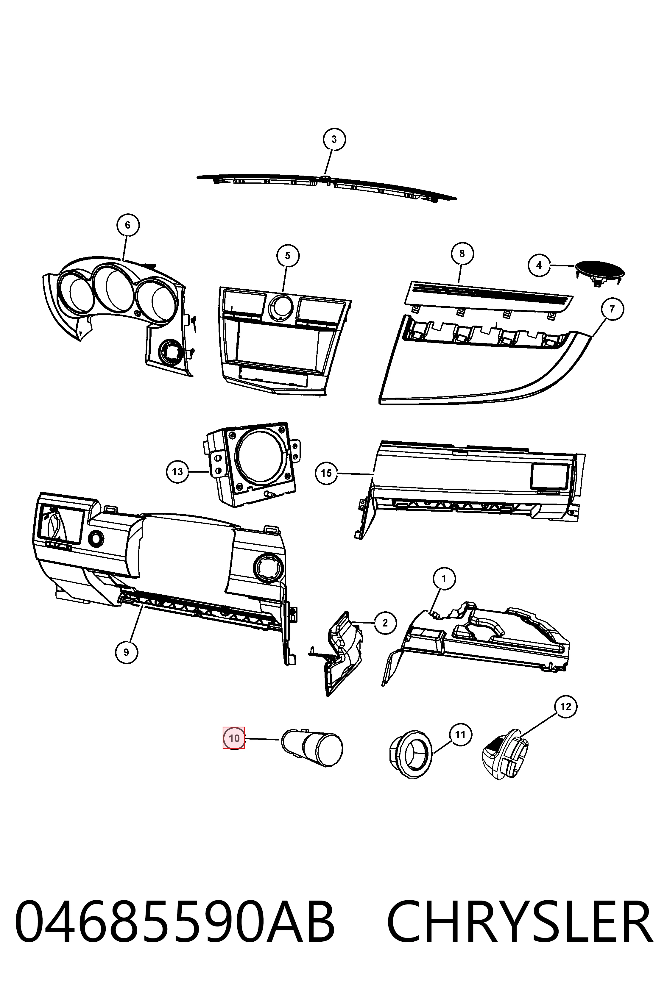 Купити K6AL38DX9AA Fiat/Alfa/Lancia 
