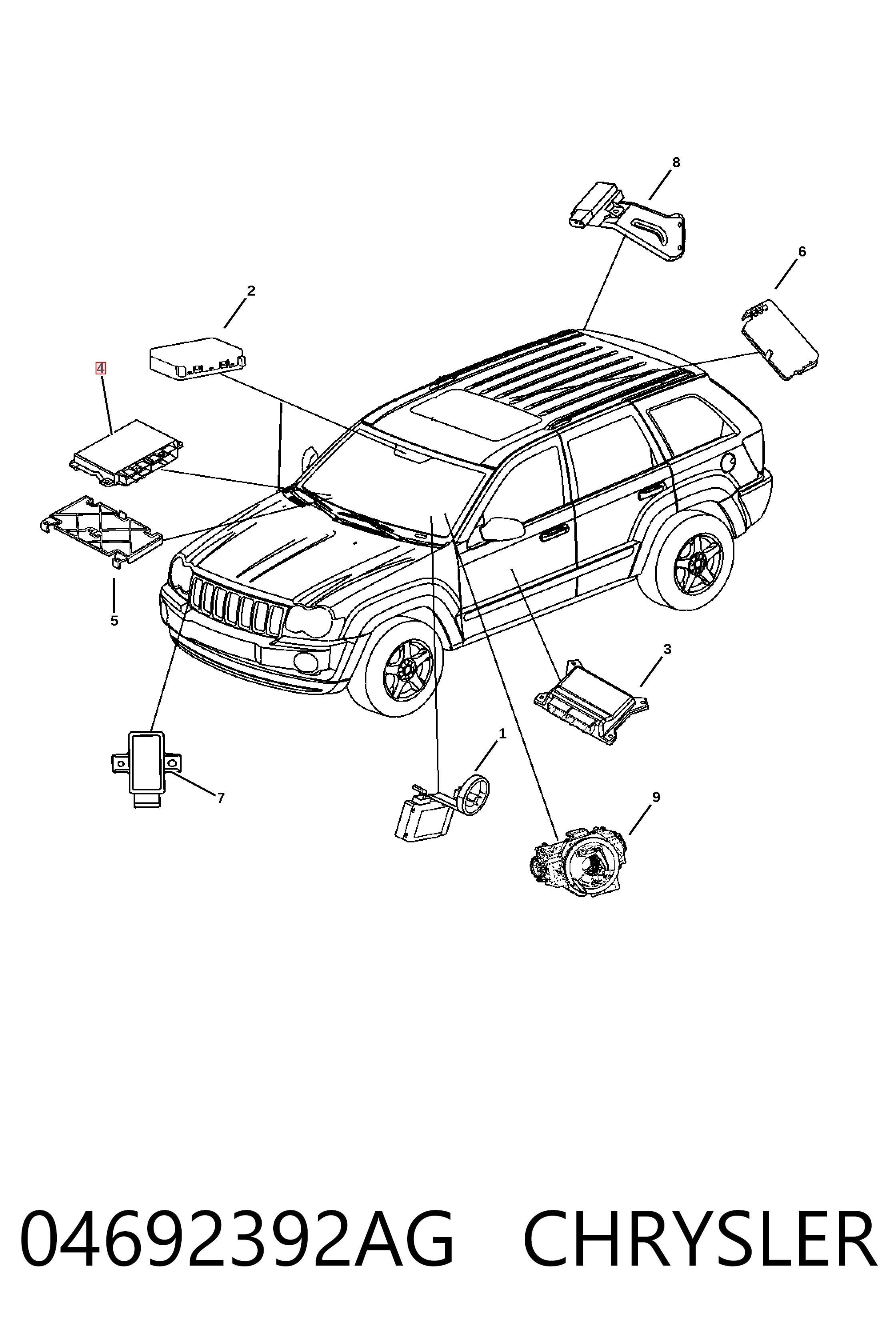 K04692392AC Fiat/Alfa/Lancia ЕБУ АКПП