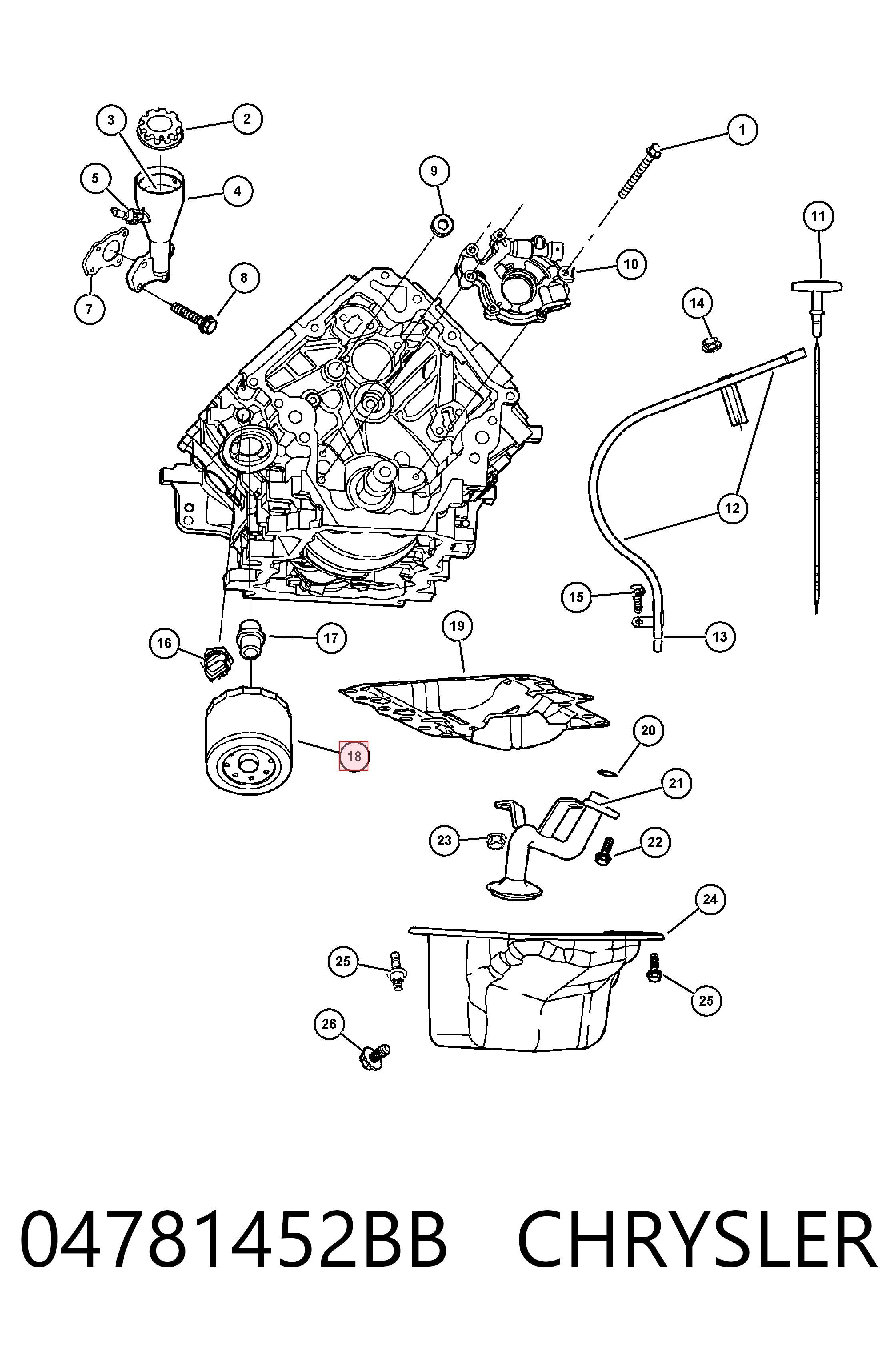 04781452BB Chrysler