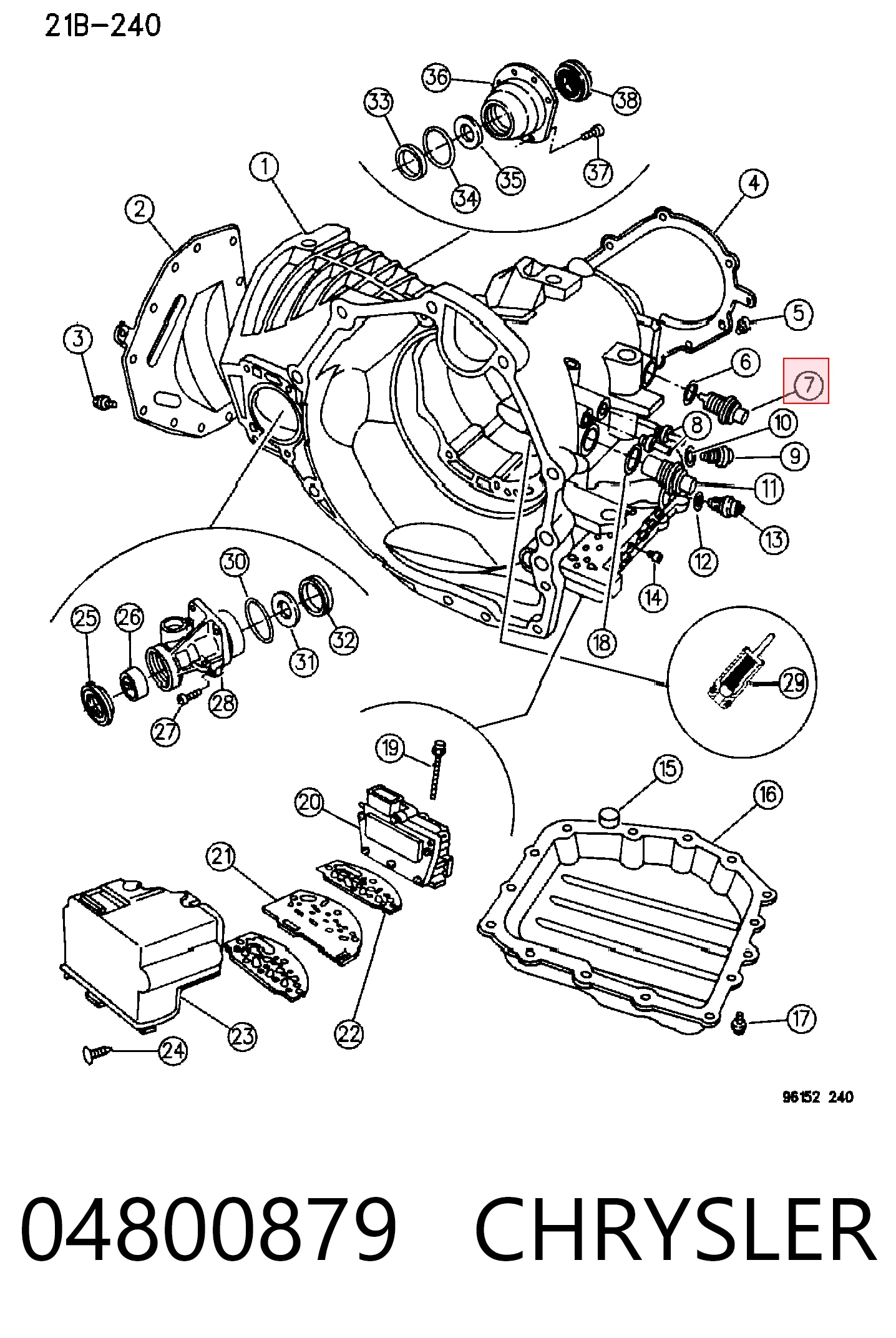 04800879 Chrysler Датчик швидкості спідометра