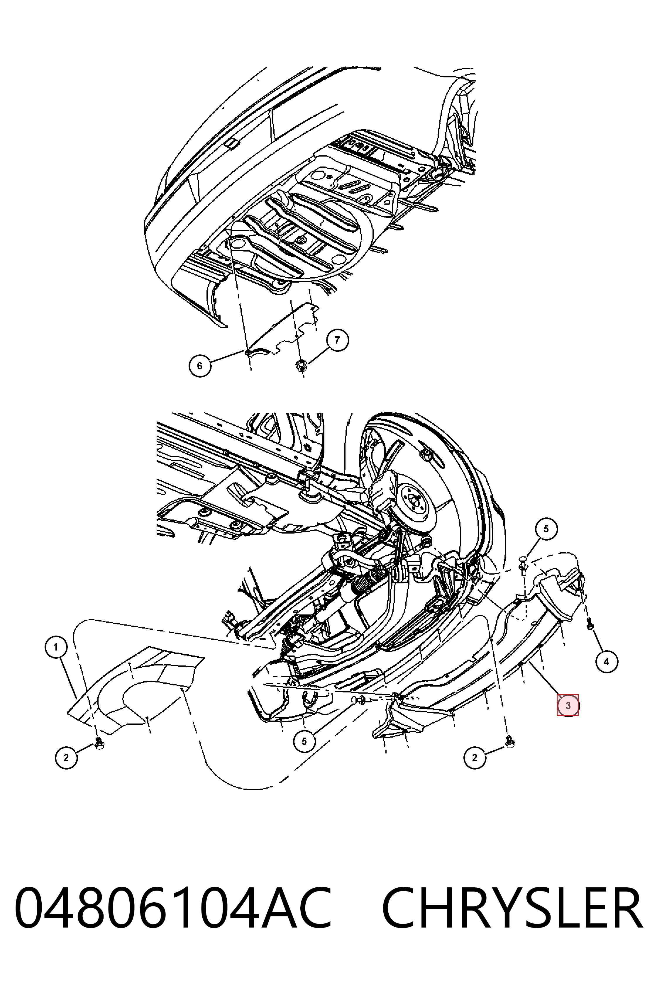04806104AC Chrysler 