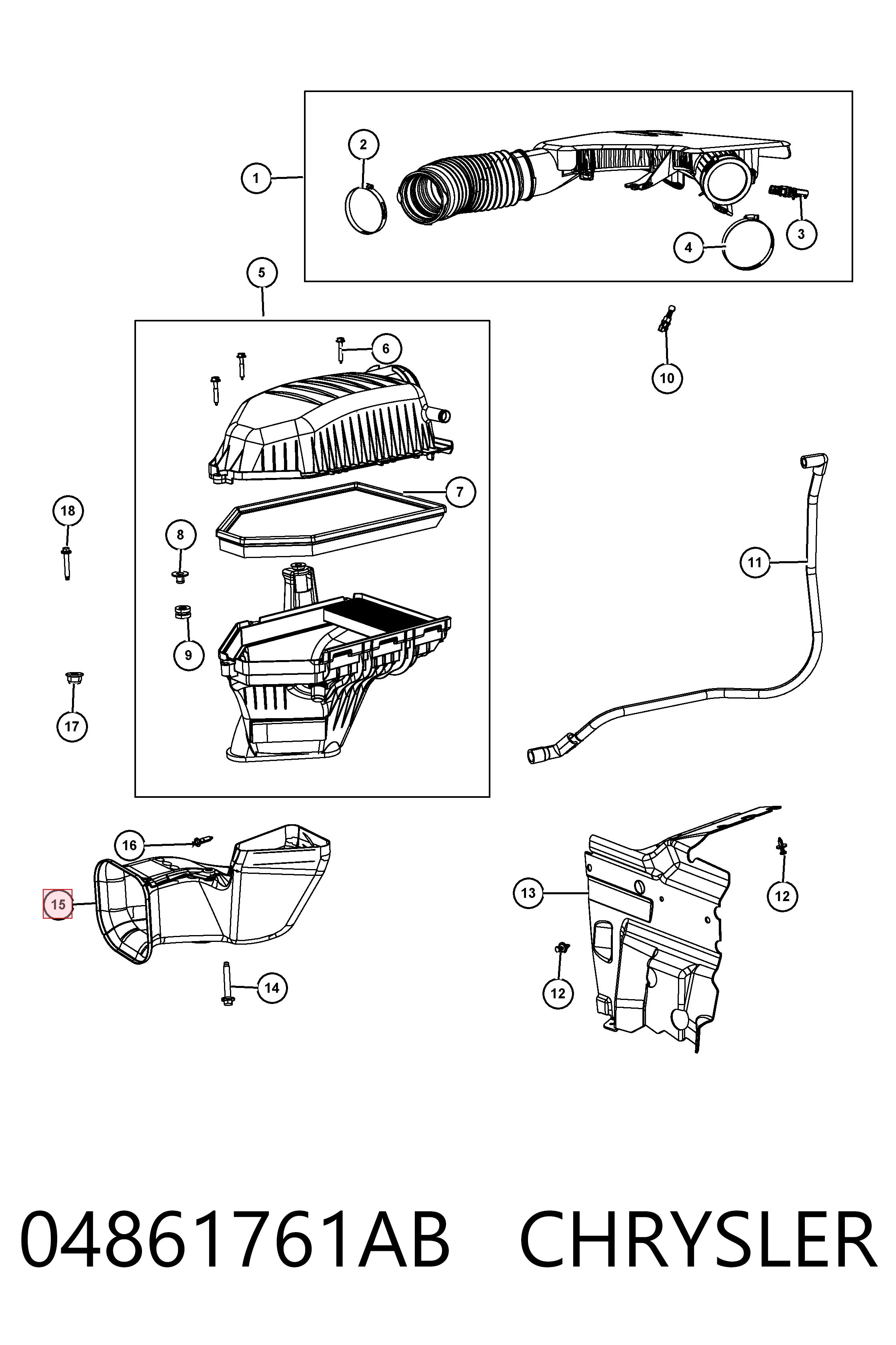 04861761AB Chrysler 