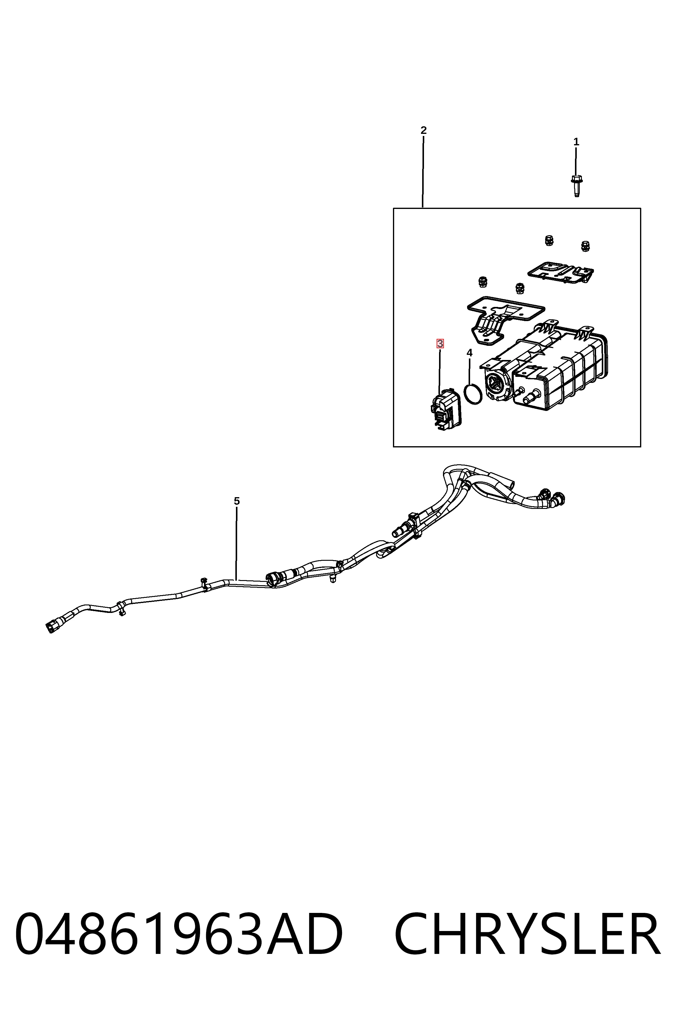 Купити K04861963AC Fiat/Alfa/Lancia 