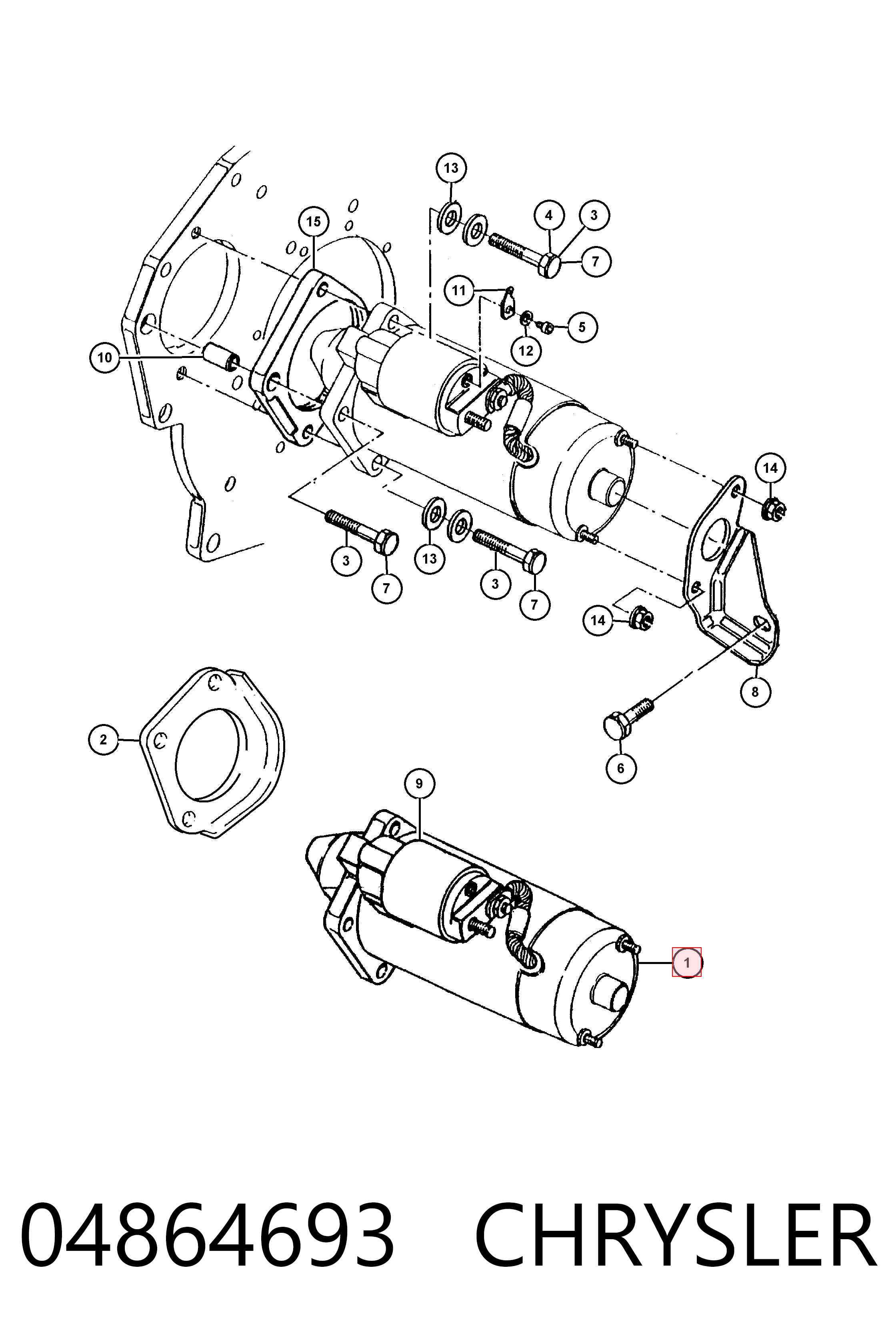  Стартер Jeep Cherokee 2