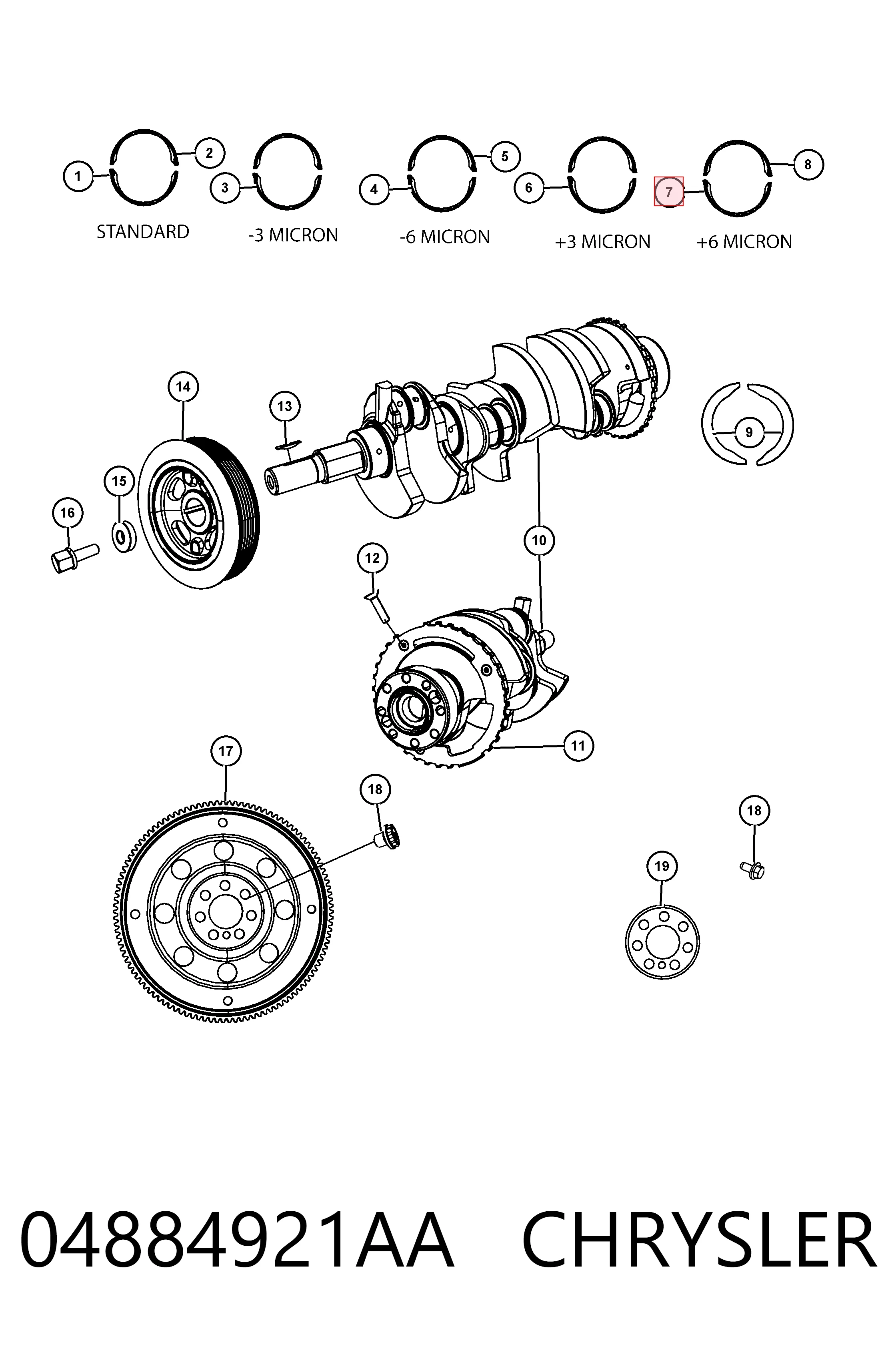 K04884921AA Fiat/Alfa/Lancia 