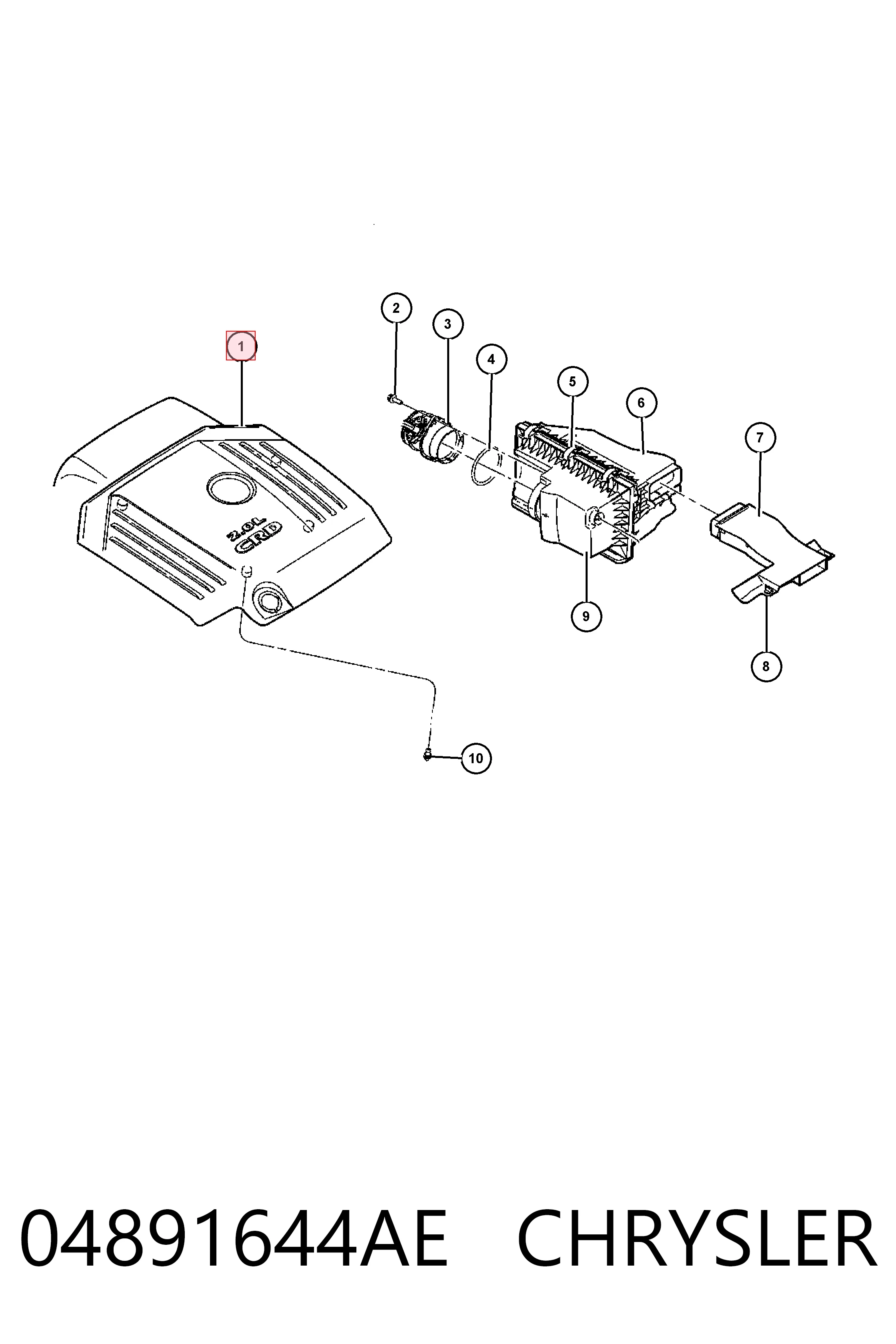 K04891644AD Fiat/Alfa/Lancia 