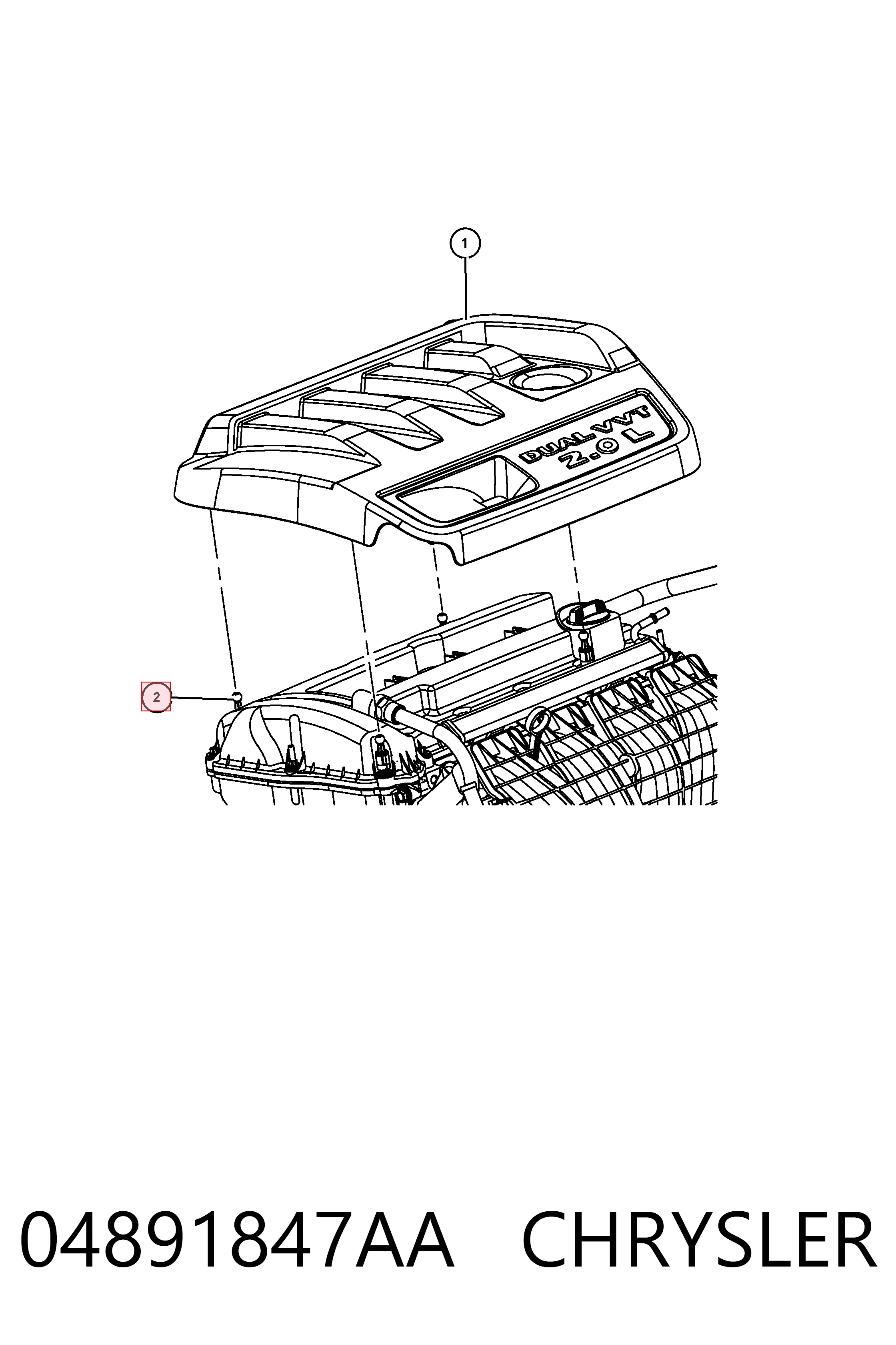 04891847AA Chrysler 