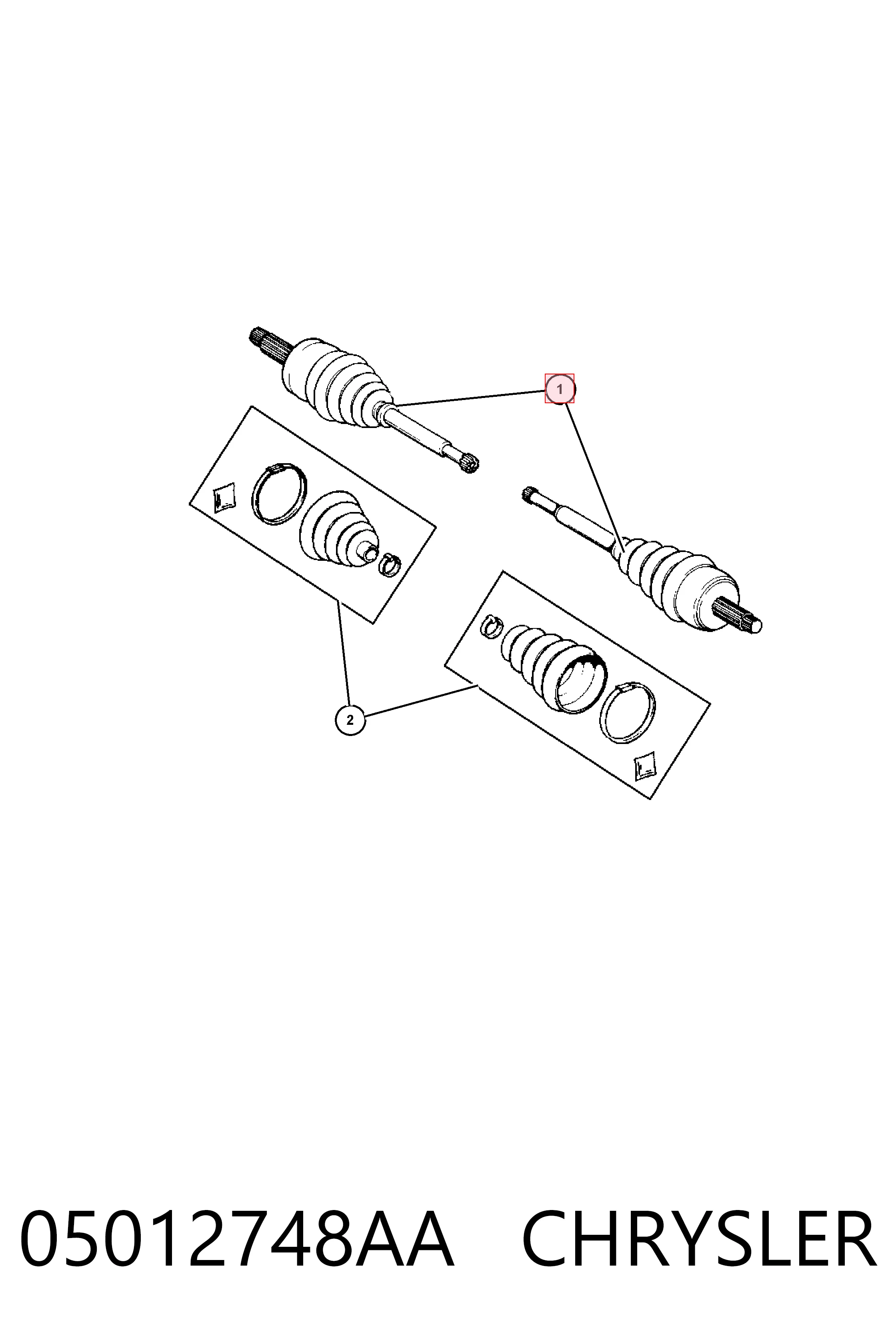 Купити BB1527 Posterparts Піввісь права