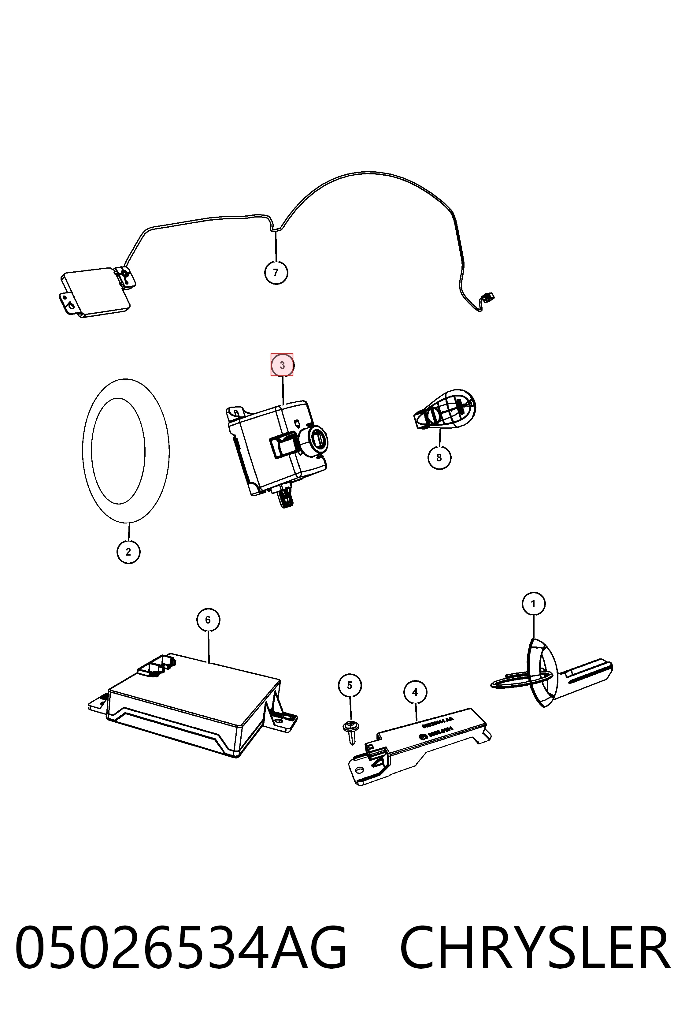  Fiat/Alfa/Lancia K05026534AJ