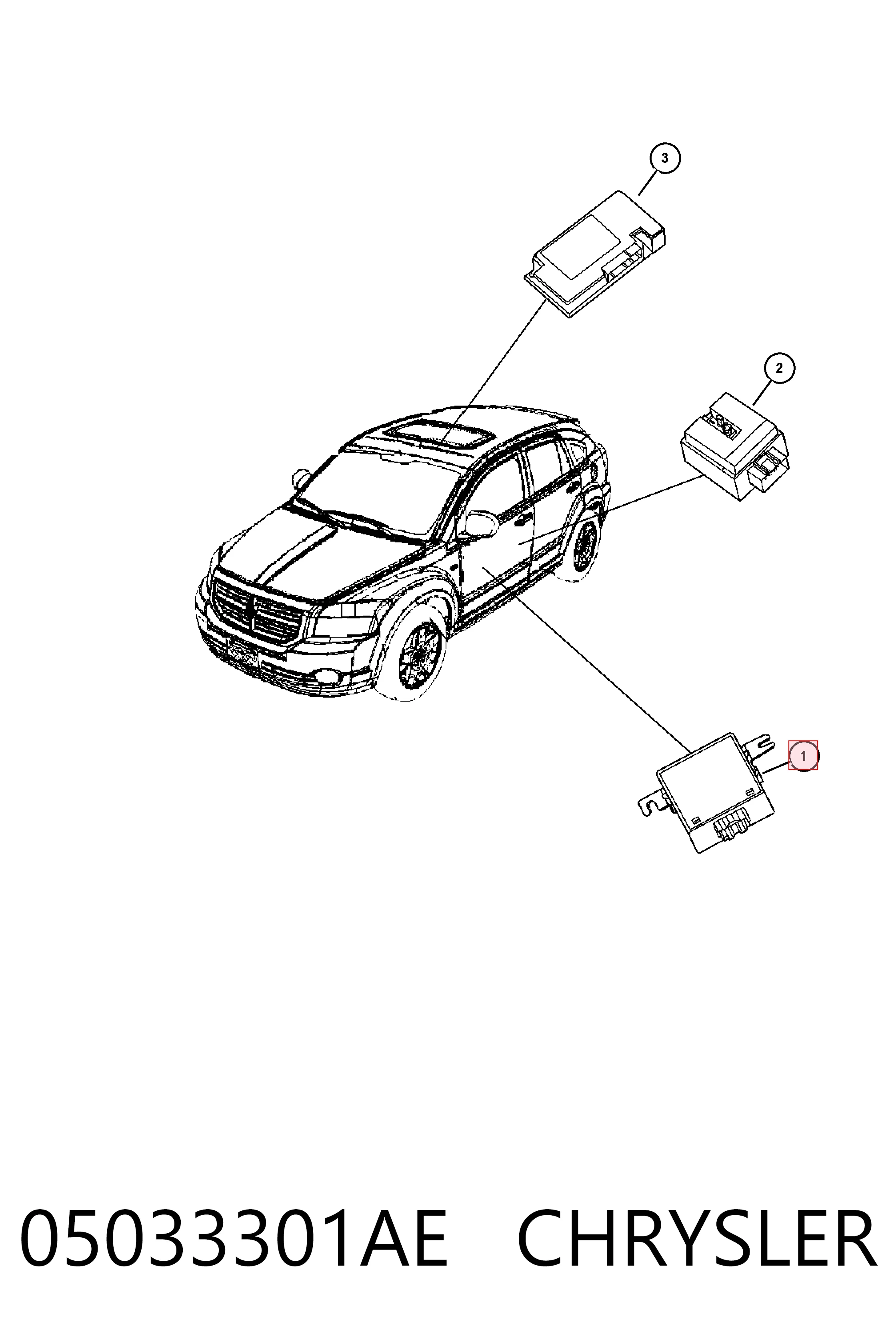 K05033301AF Fiat/Alfa/Lancia Модуль керування (ЕБУ) повним приводом