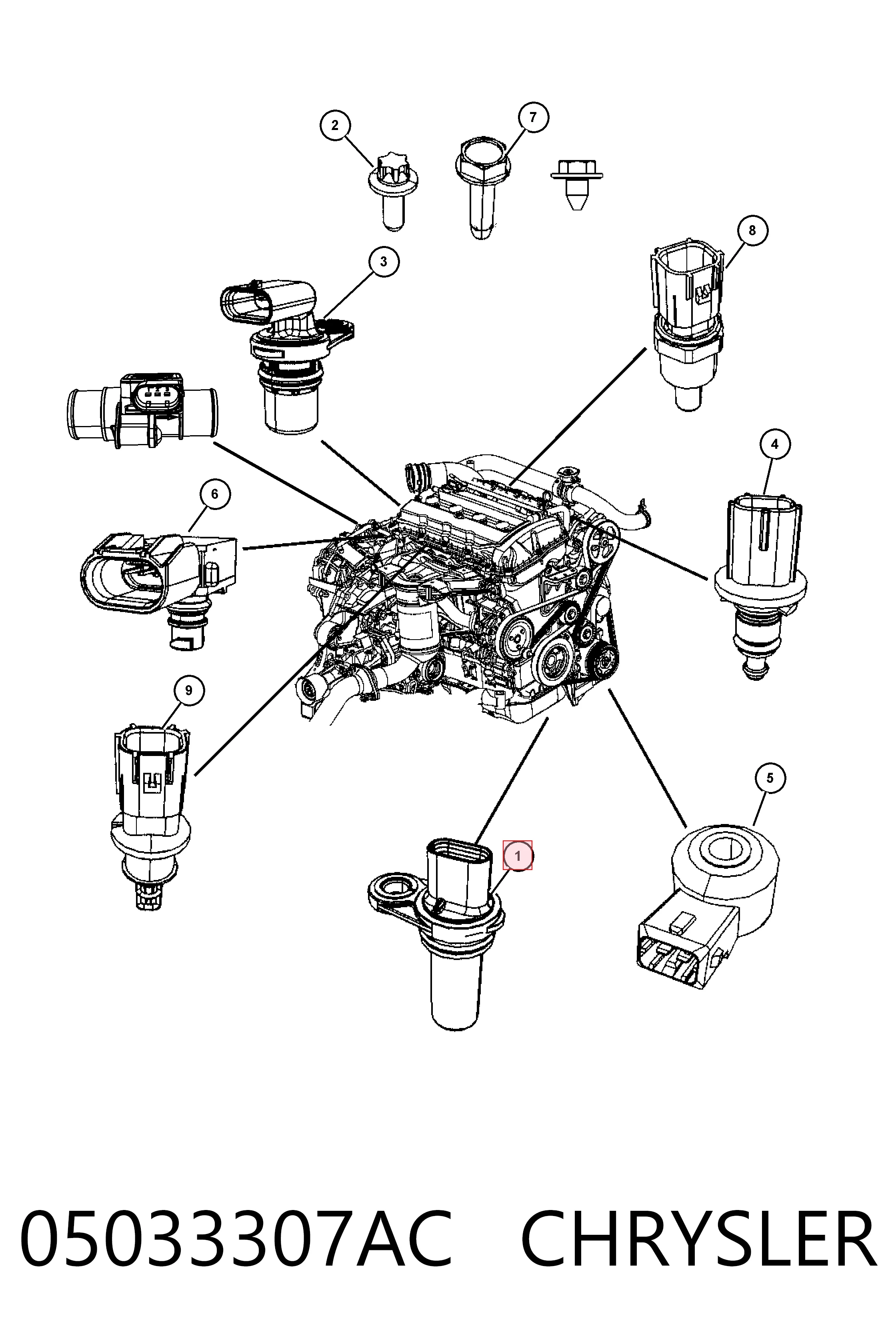 05033307AC Chrysler ДПКВ