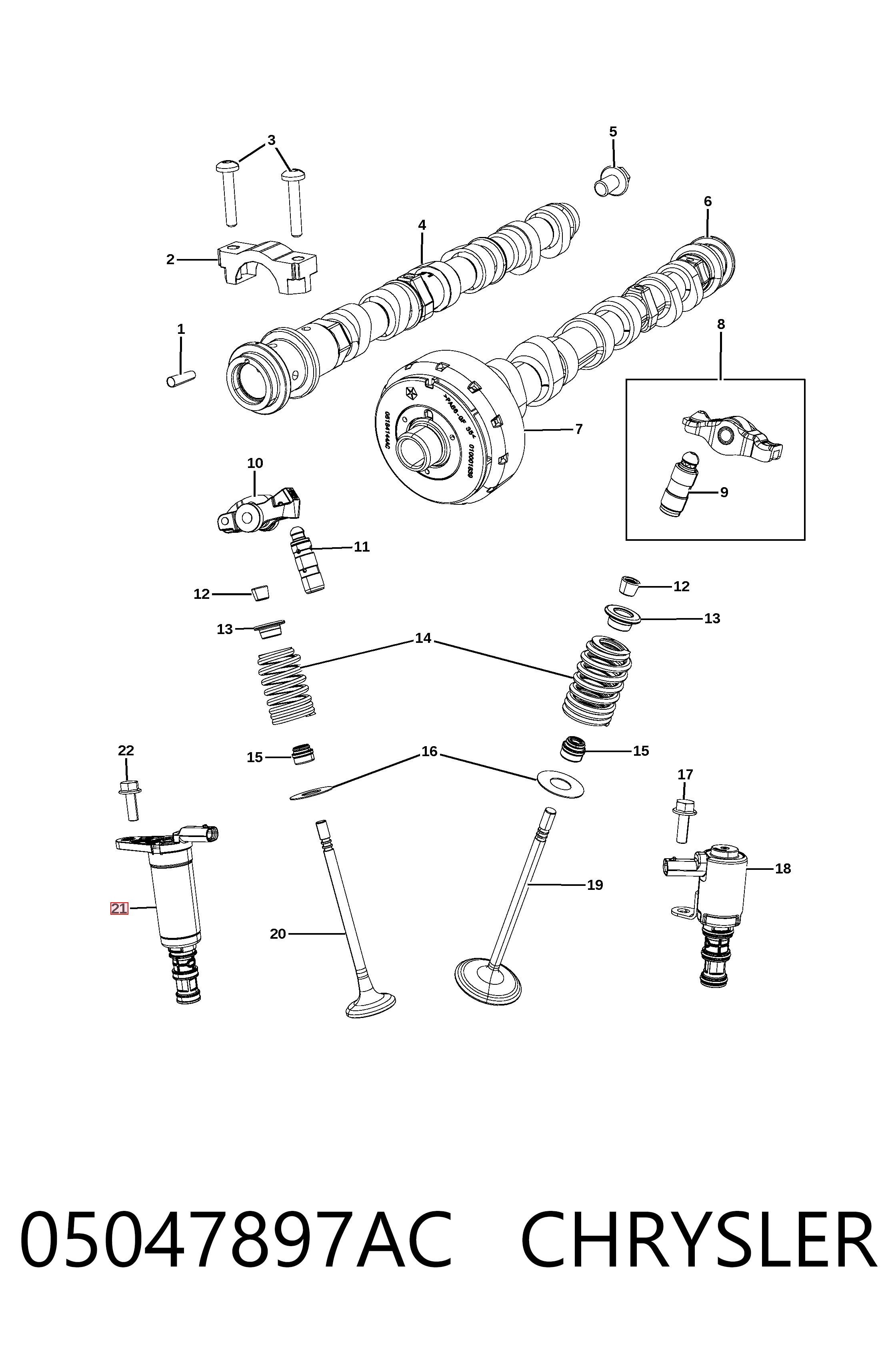 VVT352 Standard Клапан електромагнітний положення розподільного