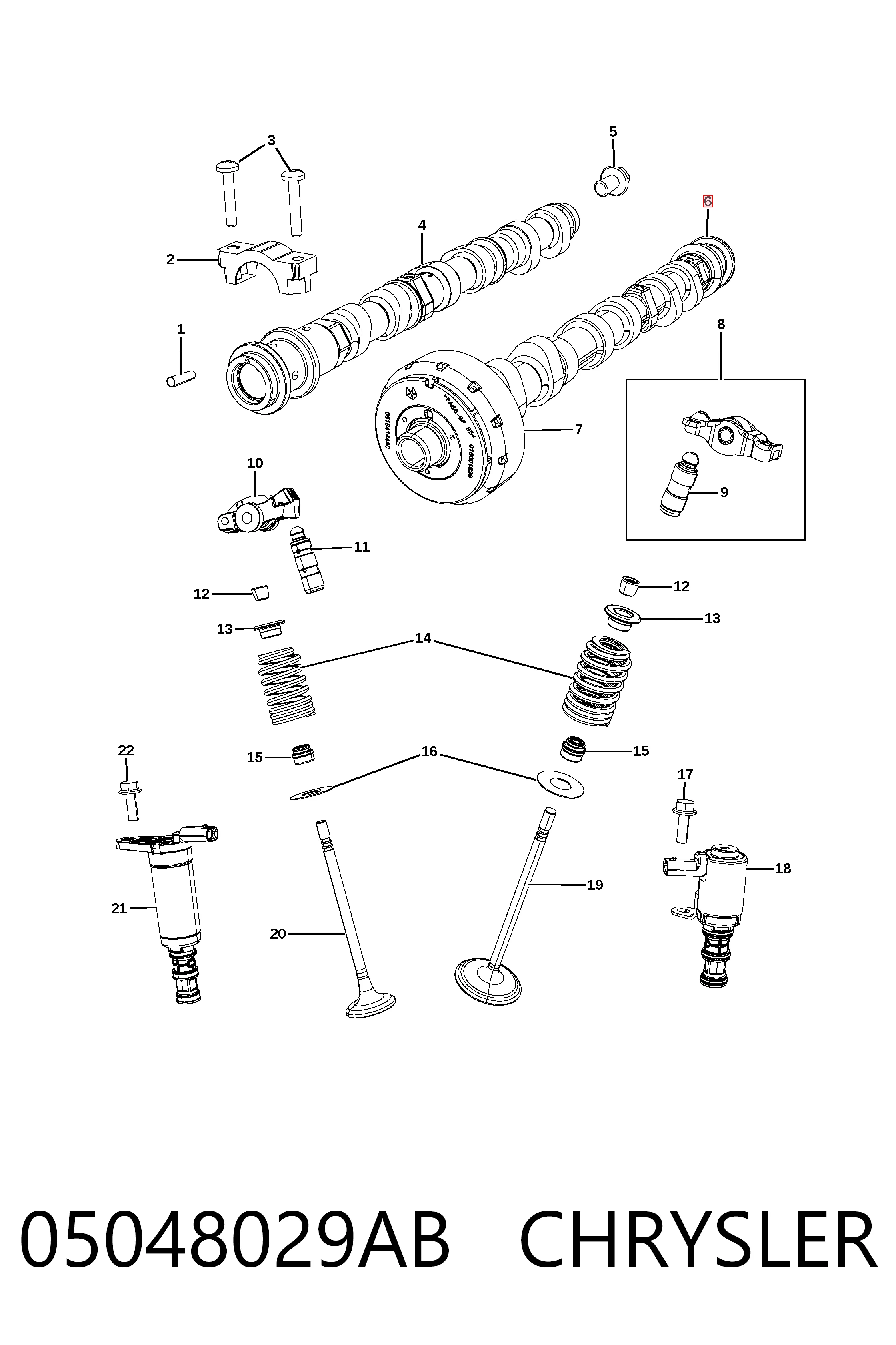 K05048029AB Fiat/Alfa/Lancia 